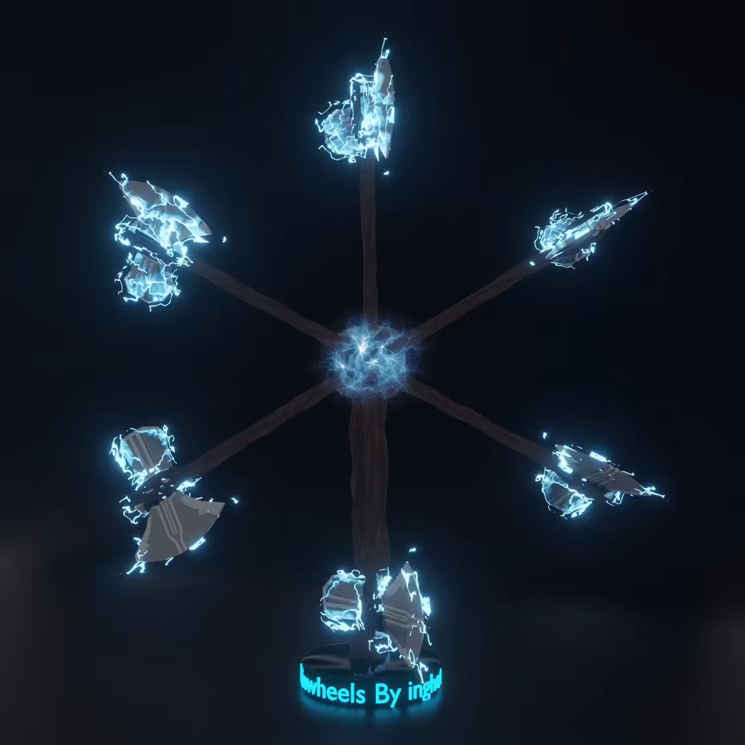 3D pinwheel #61 Storm Breaker wheel