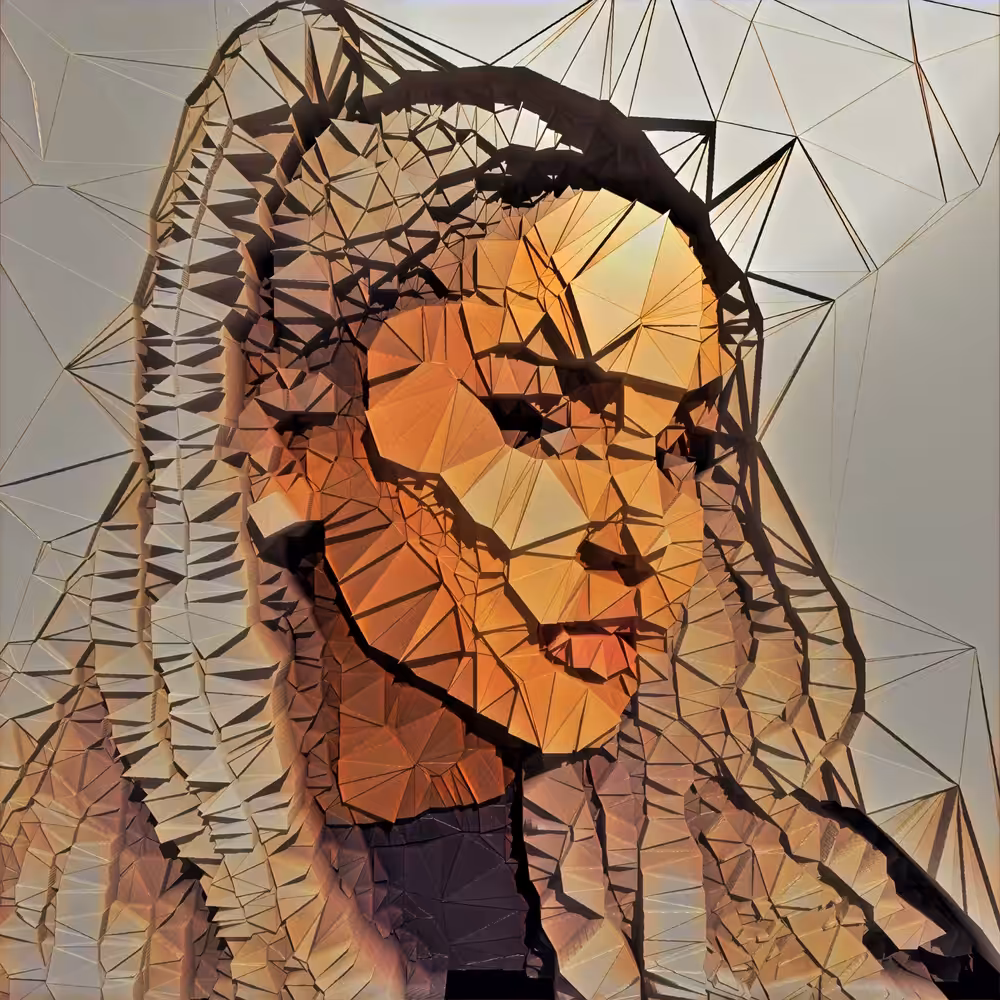Study for a portrait of Ariana Grande