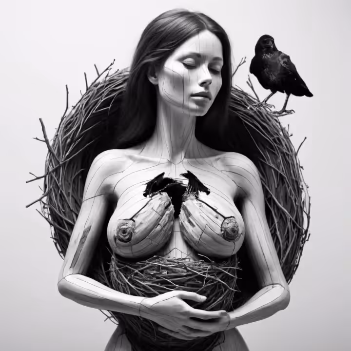In the grip of crows
