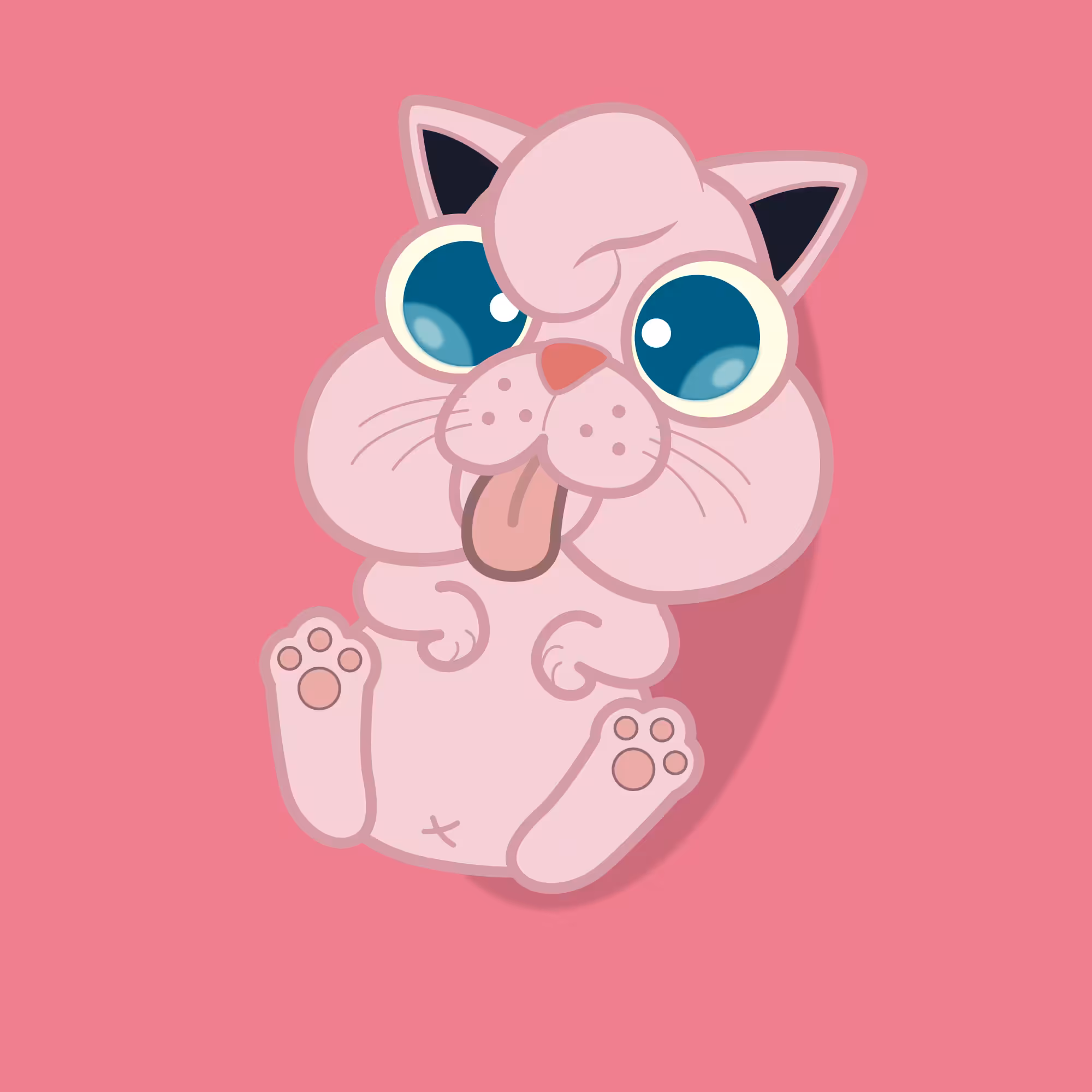 P039 --- Laying Derp Catglypuff ---