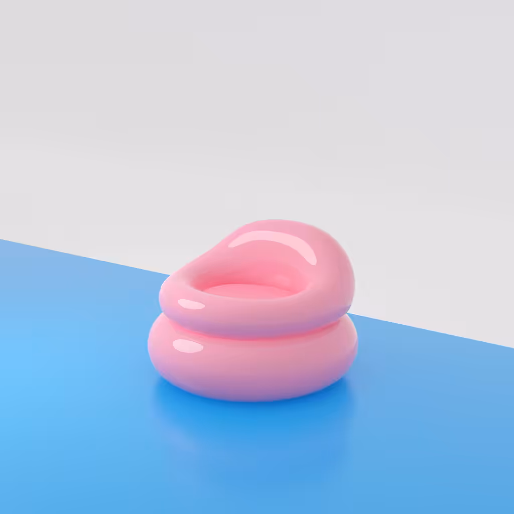 Possible objects — #001 Bubble gum air-chair