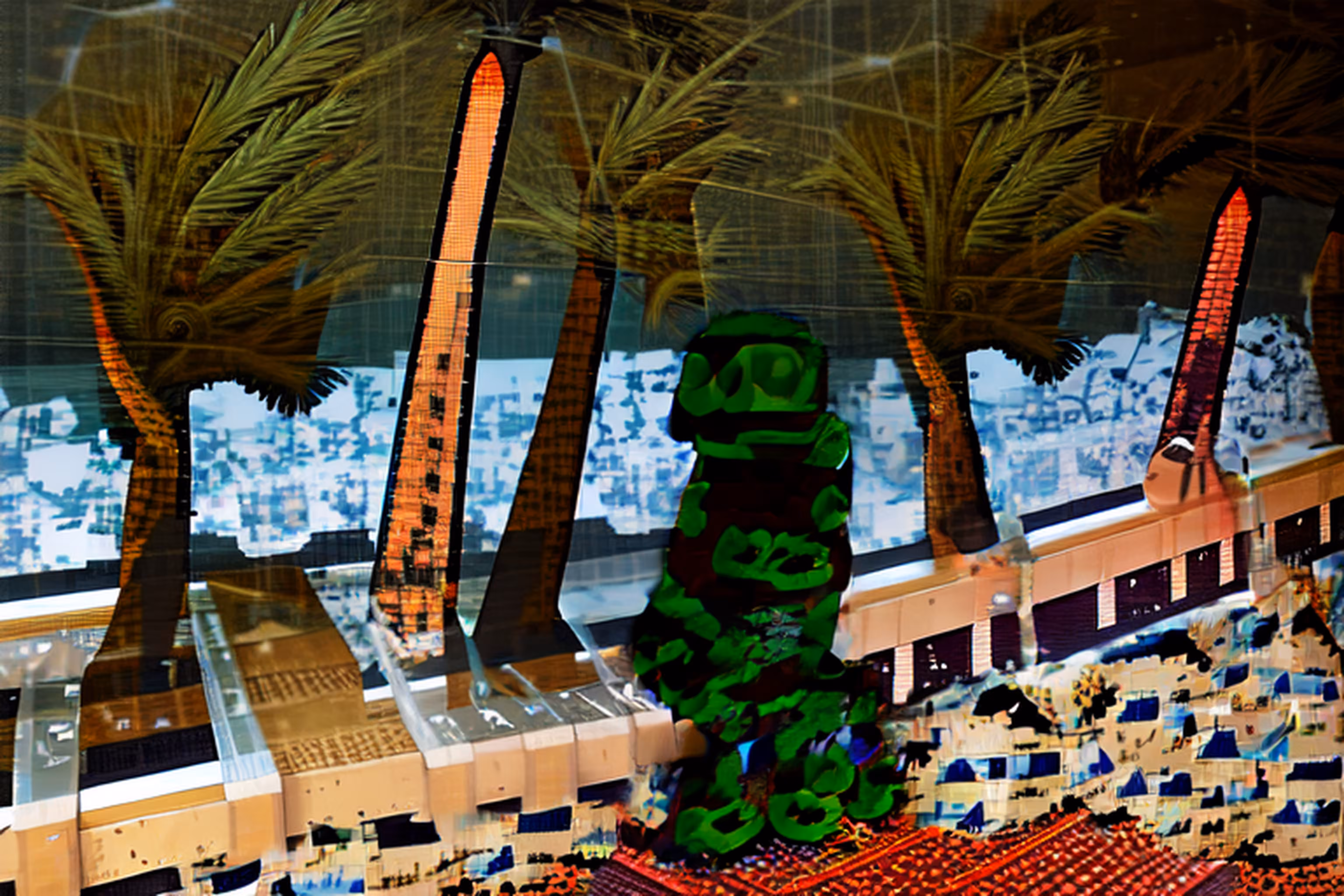 Pepe's love palm trees too?