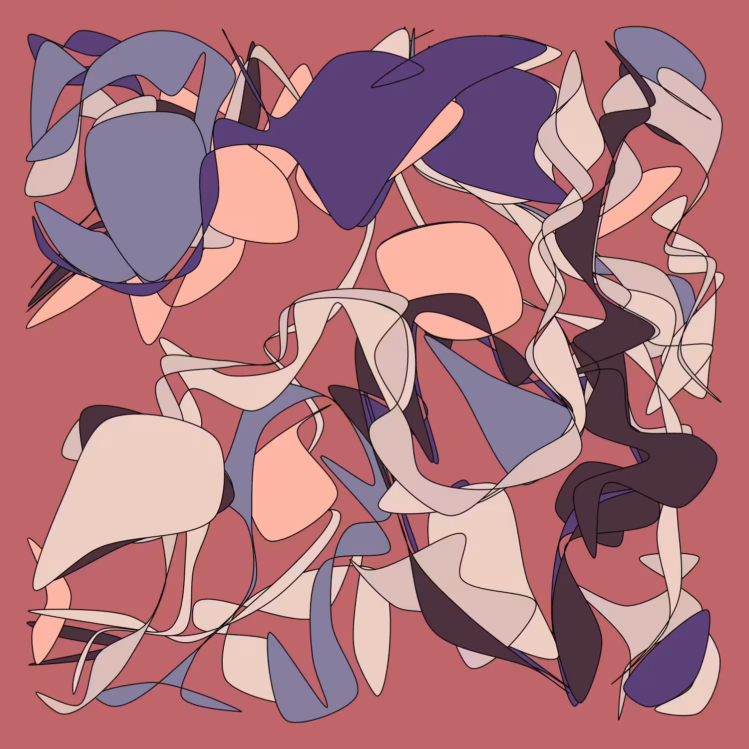 Geometric colorful shapes 2 (Free edition) #124