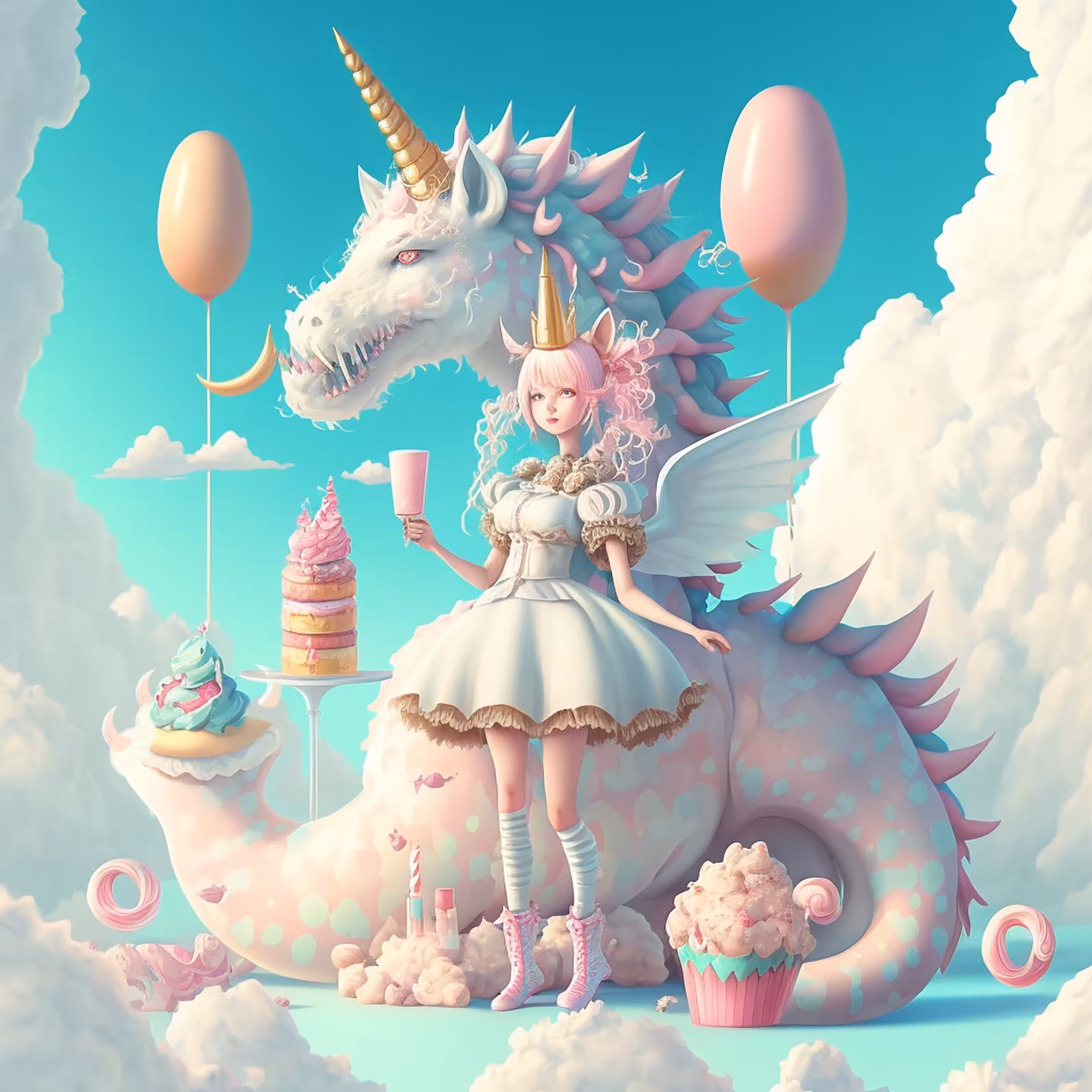 Dragon Cotton Candy