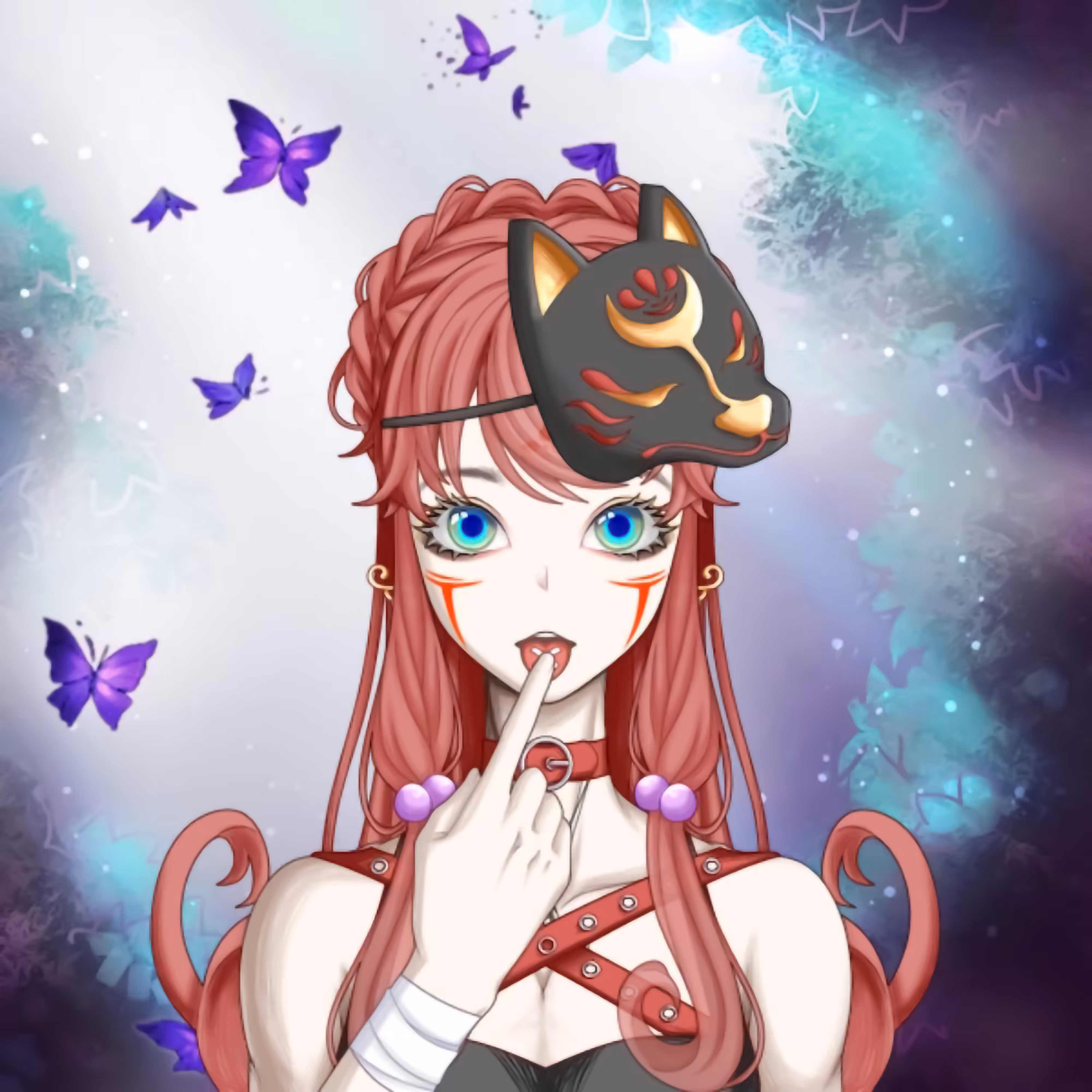 A magical yet dangerous Kitsune girl