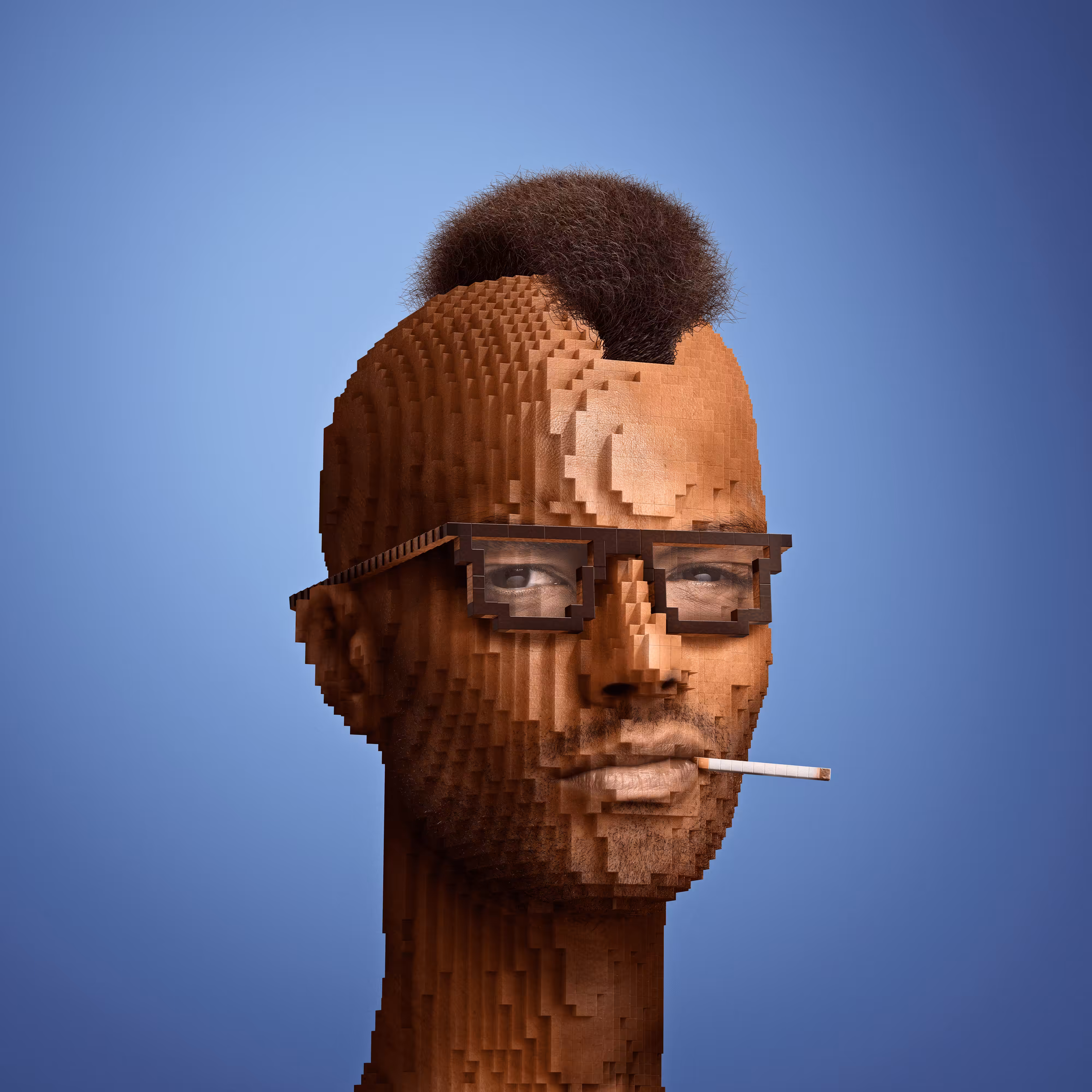 Block Head Punk 014