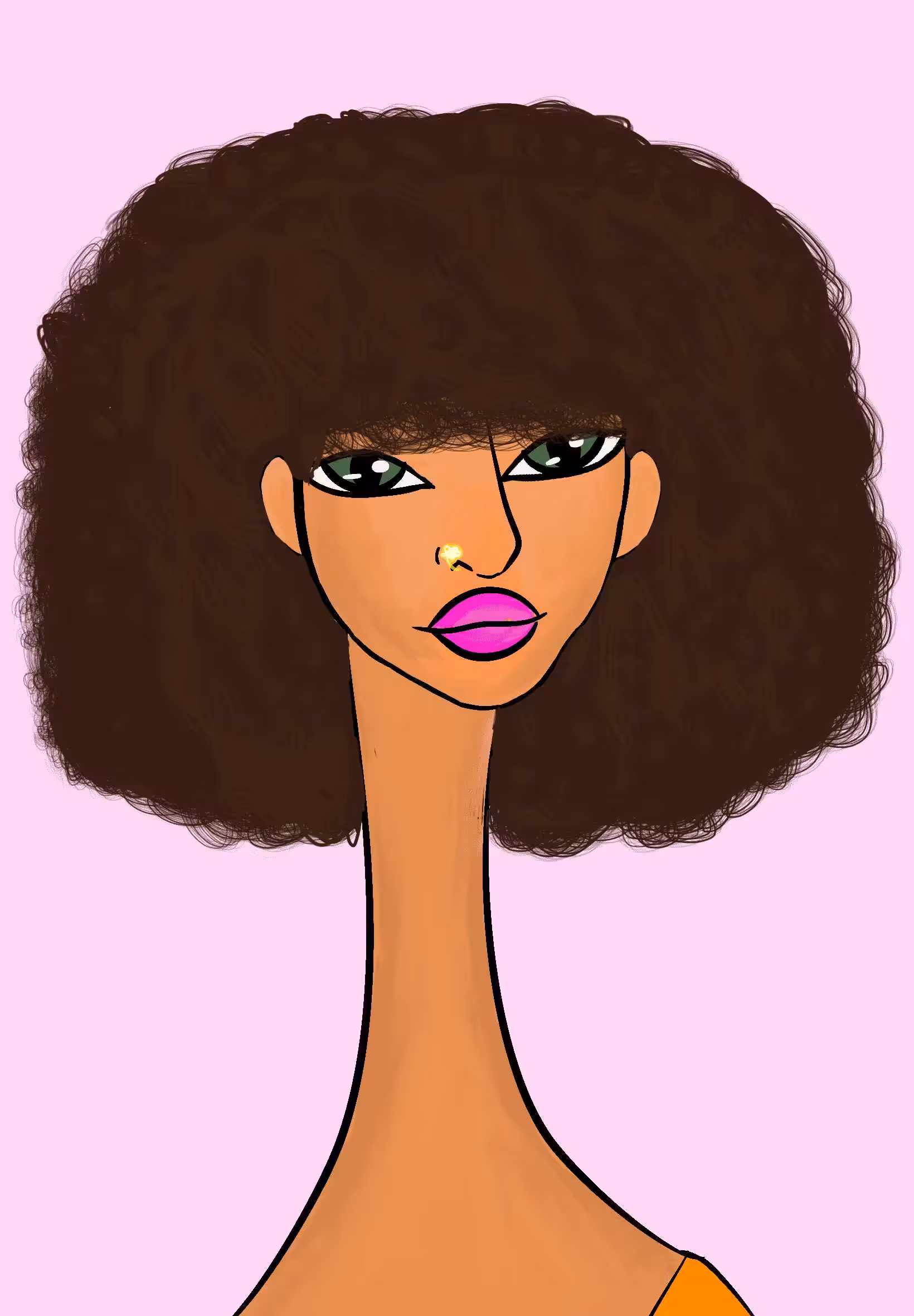 Long Neckie Ladies: Long Neckie Lady #2968
