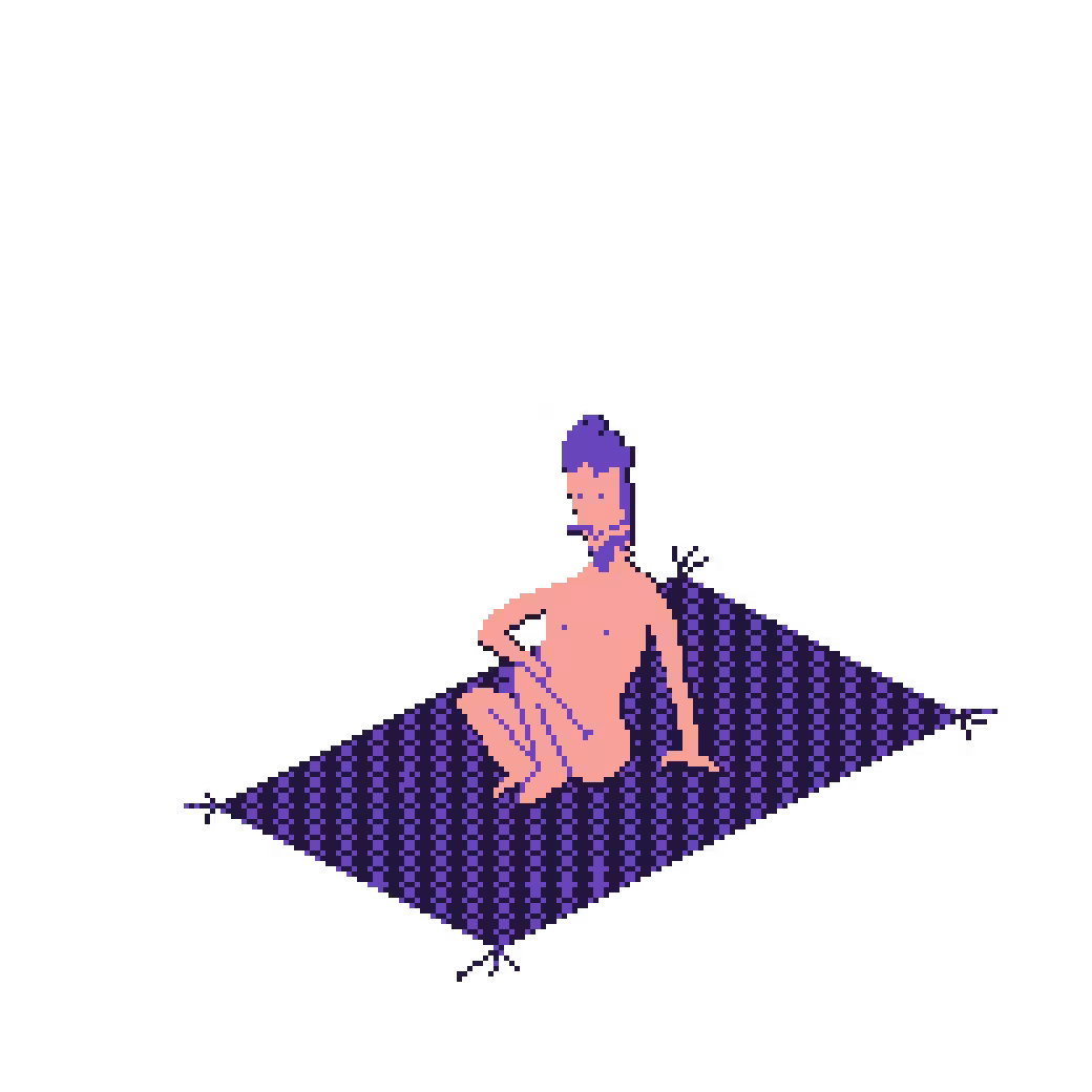 marola naked at a nice tapestry