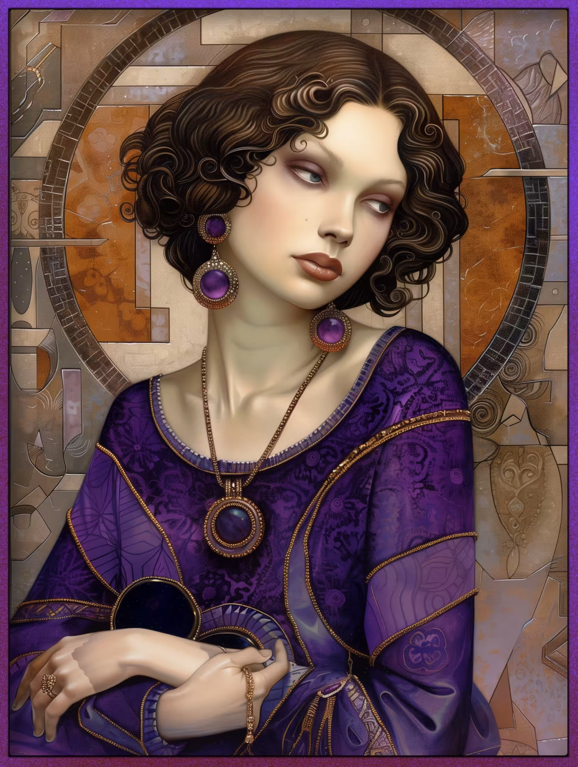 Portraits in Purple - Portia