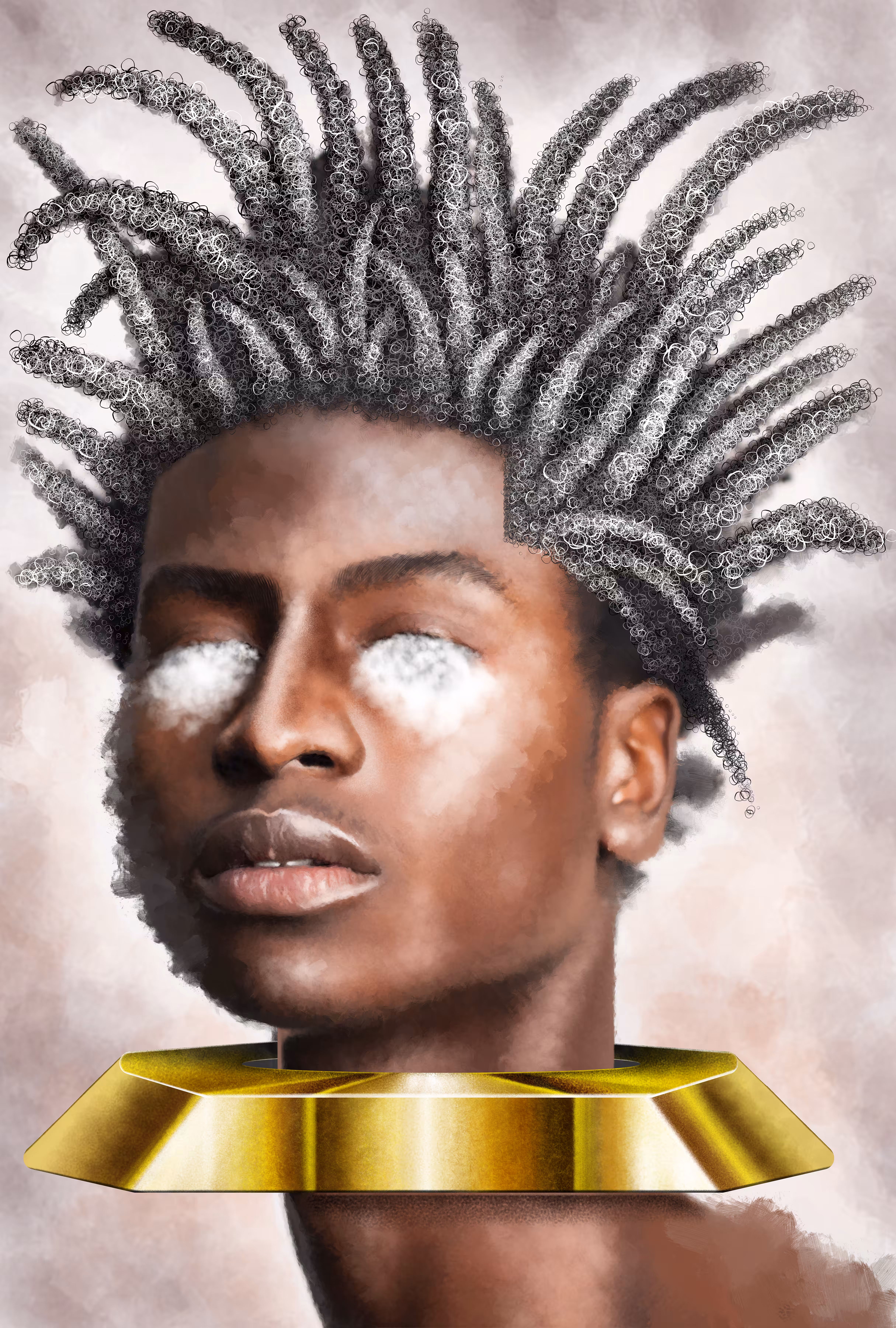 A Brain Storming Moment II (Golden)