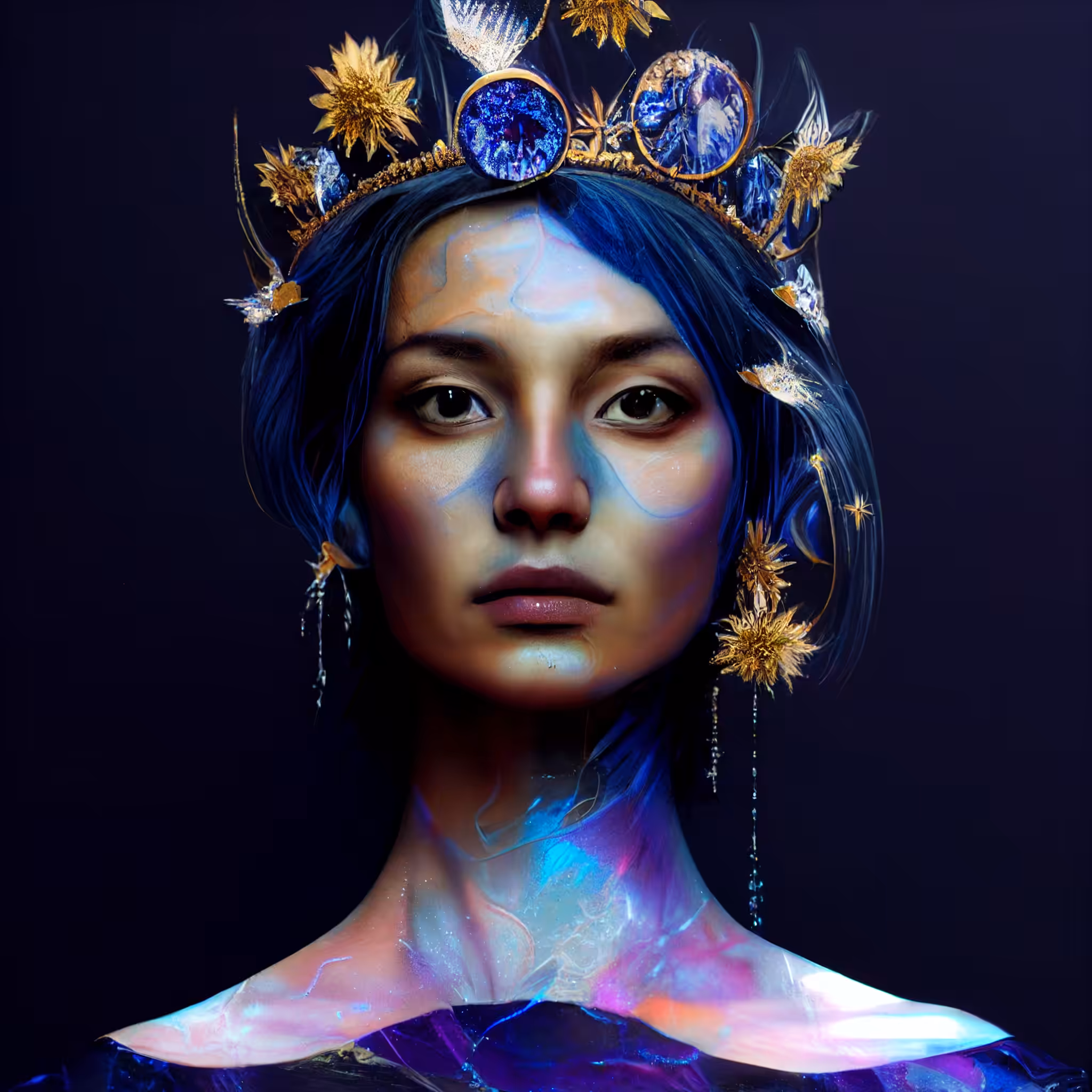 Queen blue