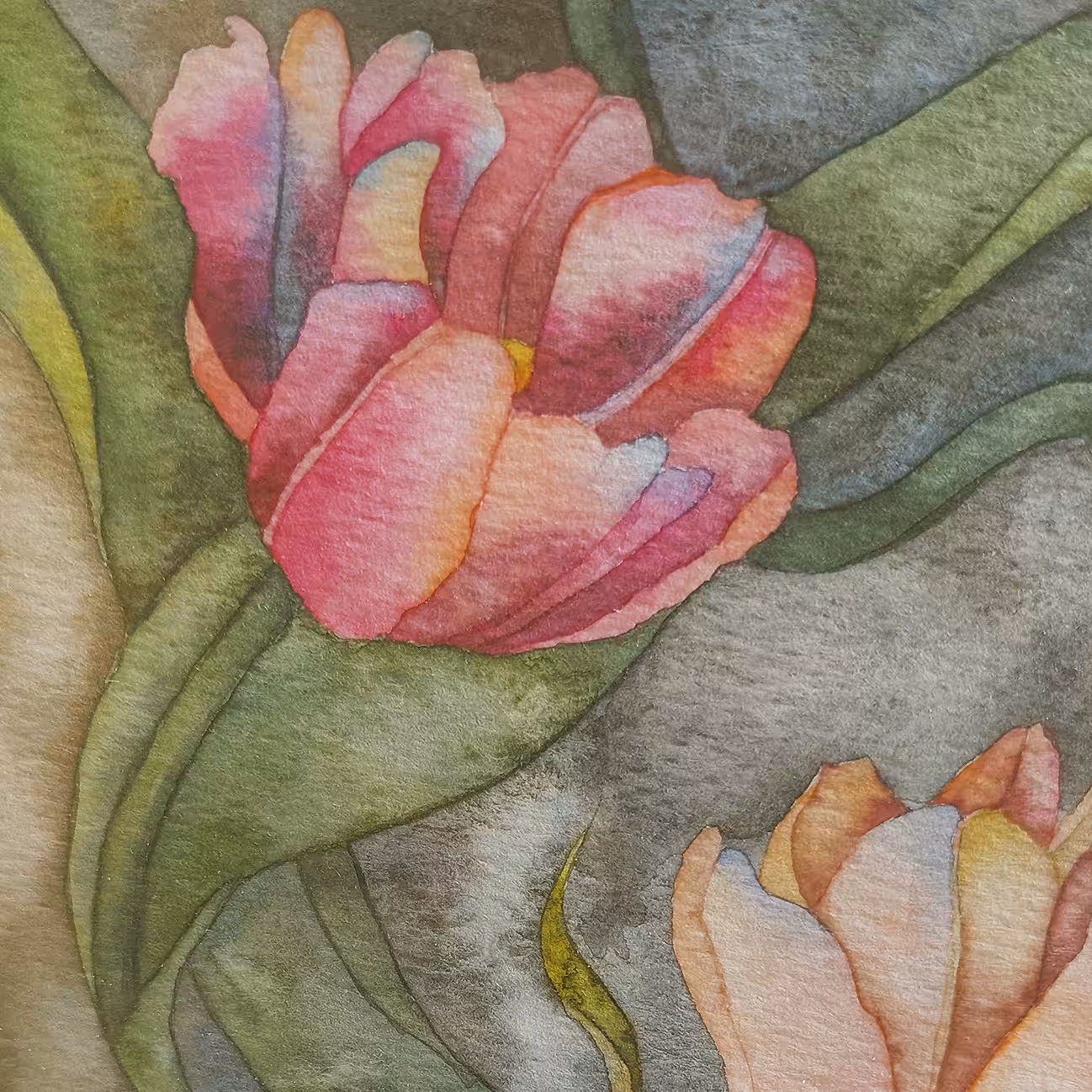 Twilight tulips