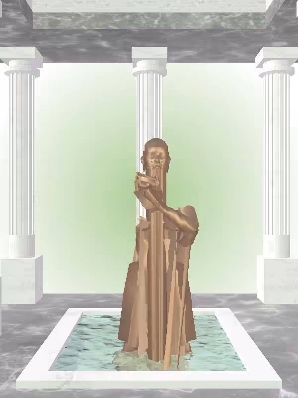 HeavenComputer: The Praying Old Bronze Woman #533