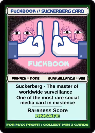 FUCKBOOK // SUCKERBERG CARD