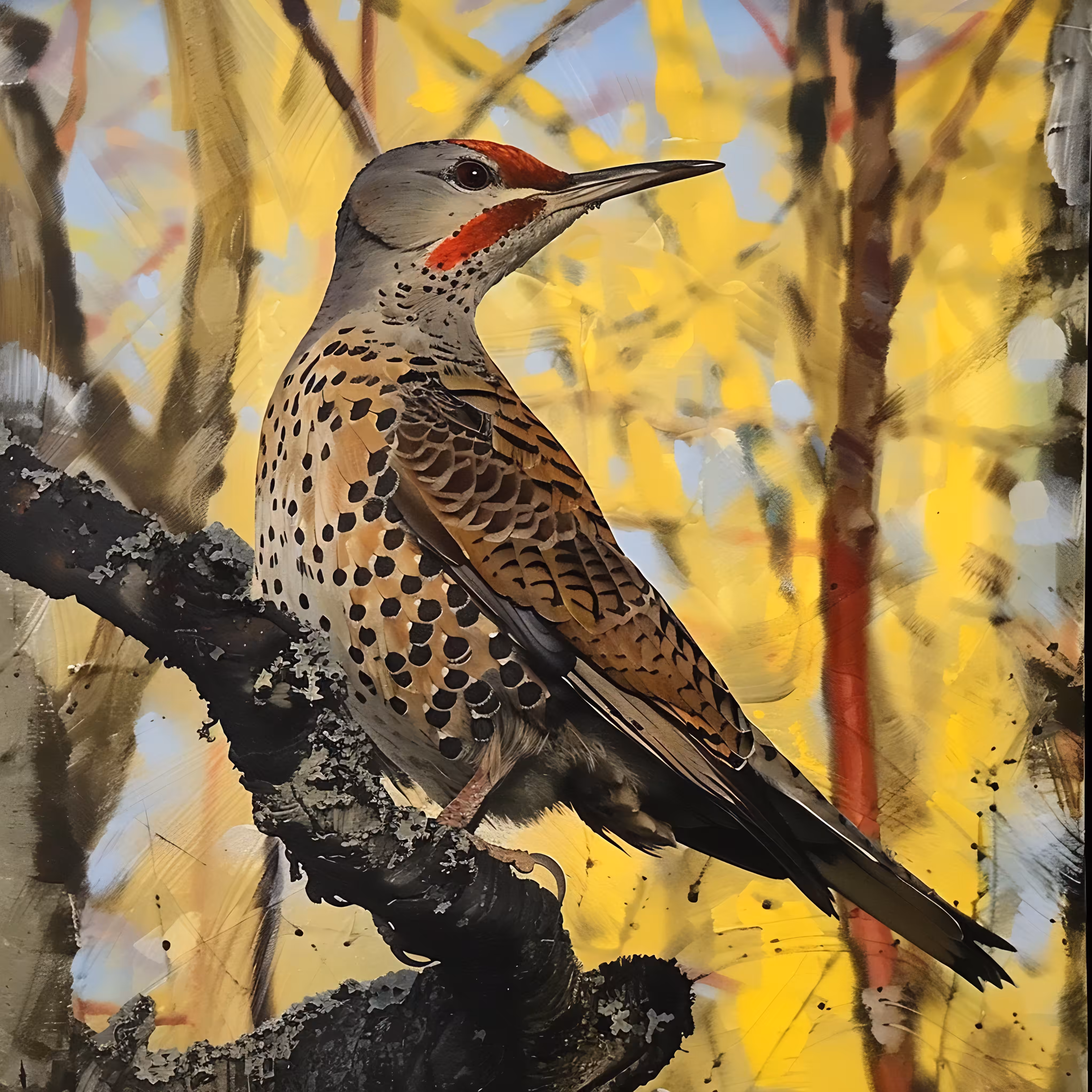 Life List of an AI Birder: Colaptes auratus