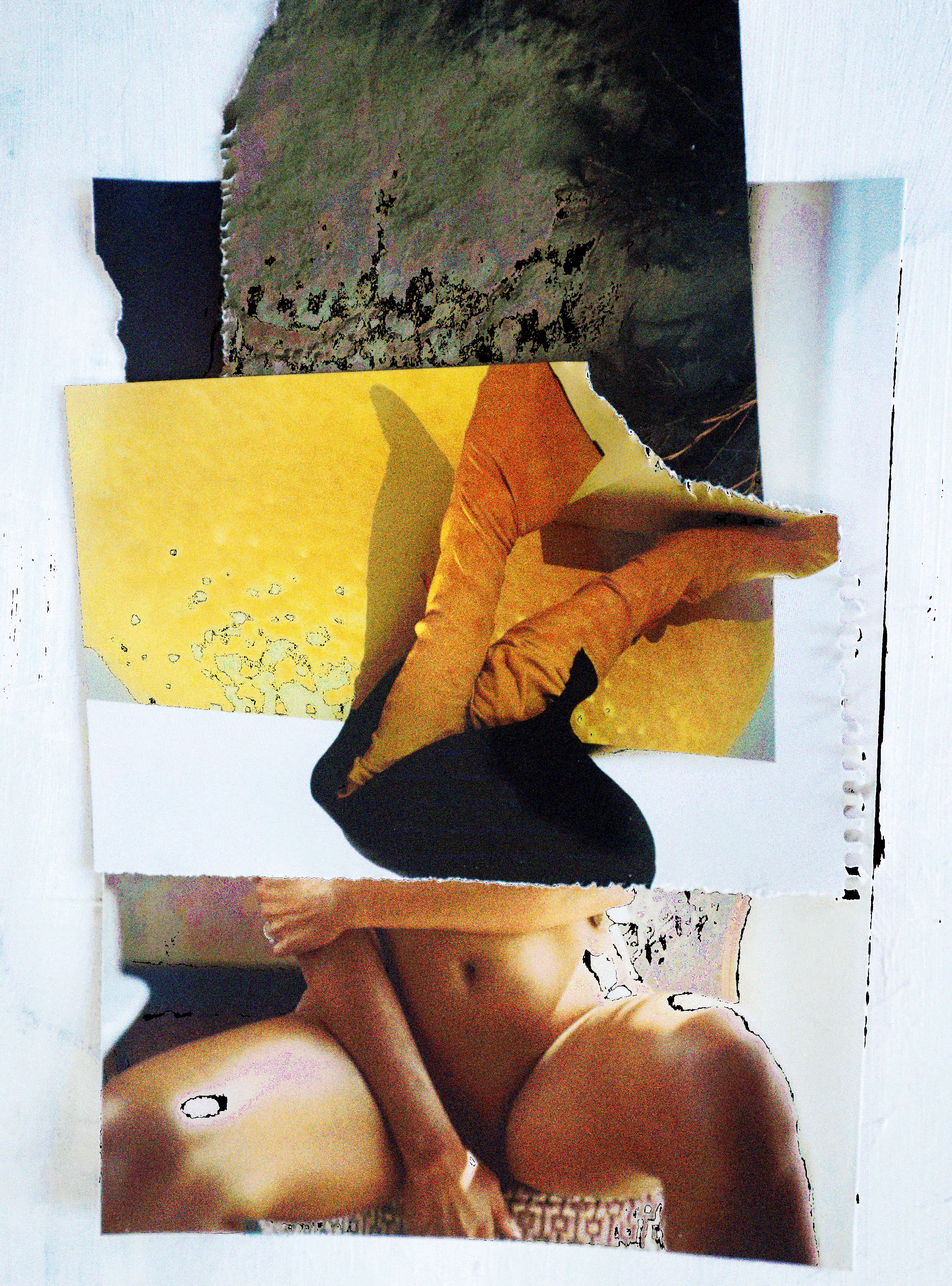 Femme aux chaussures jaunes