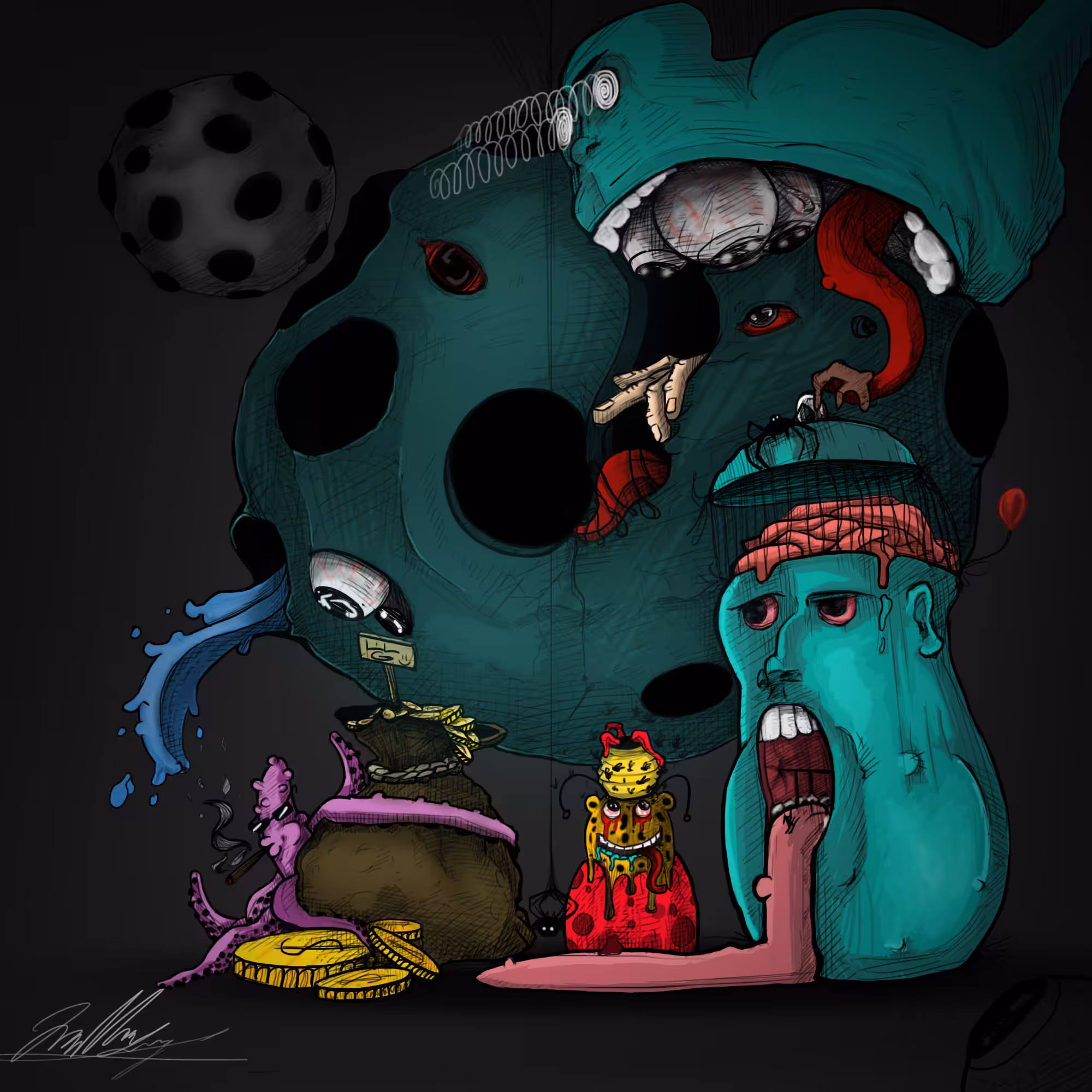 Out of Brain Collored 
