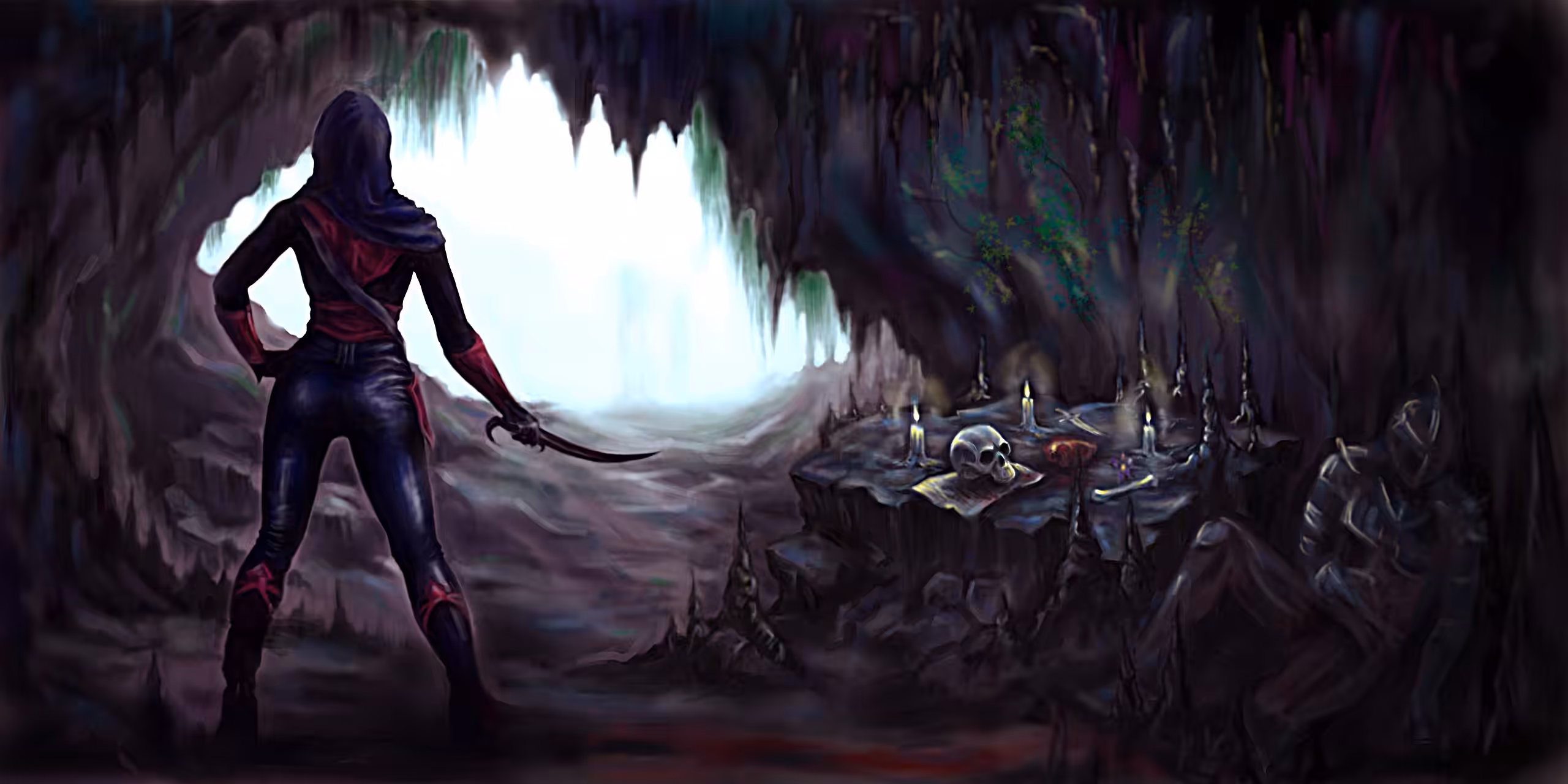 #1 Skyrim art. Dark Brotherhood. 2018.
