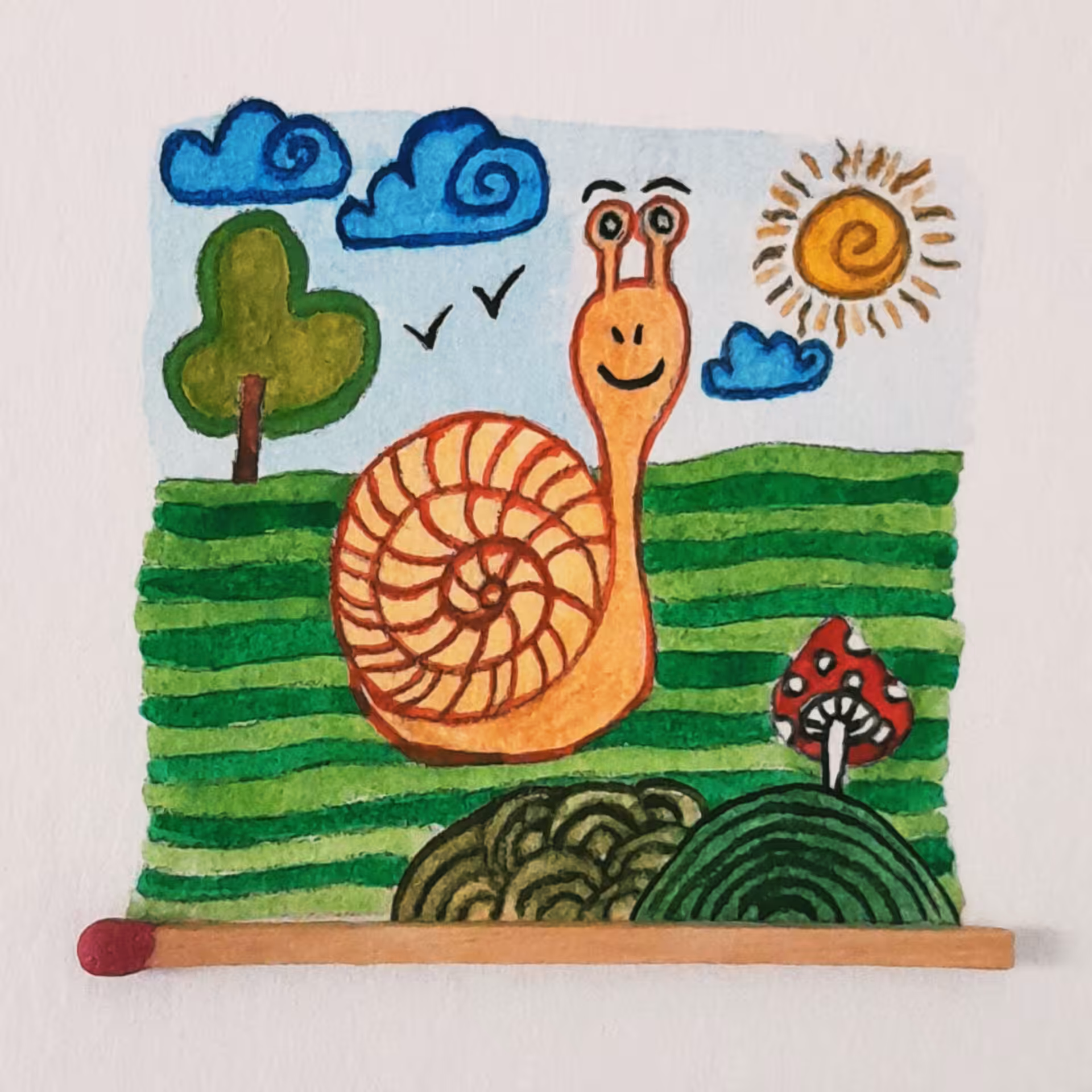  Matchstick: Snail 4