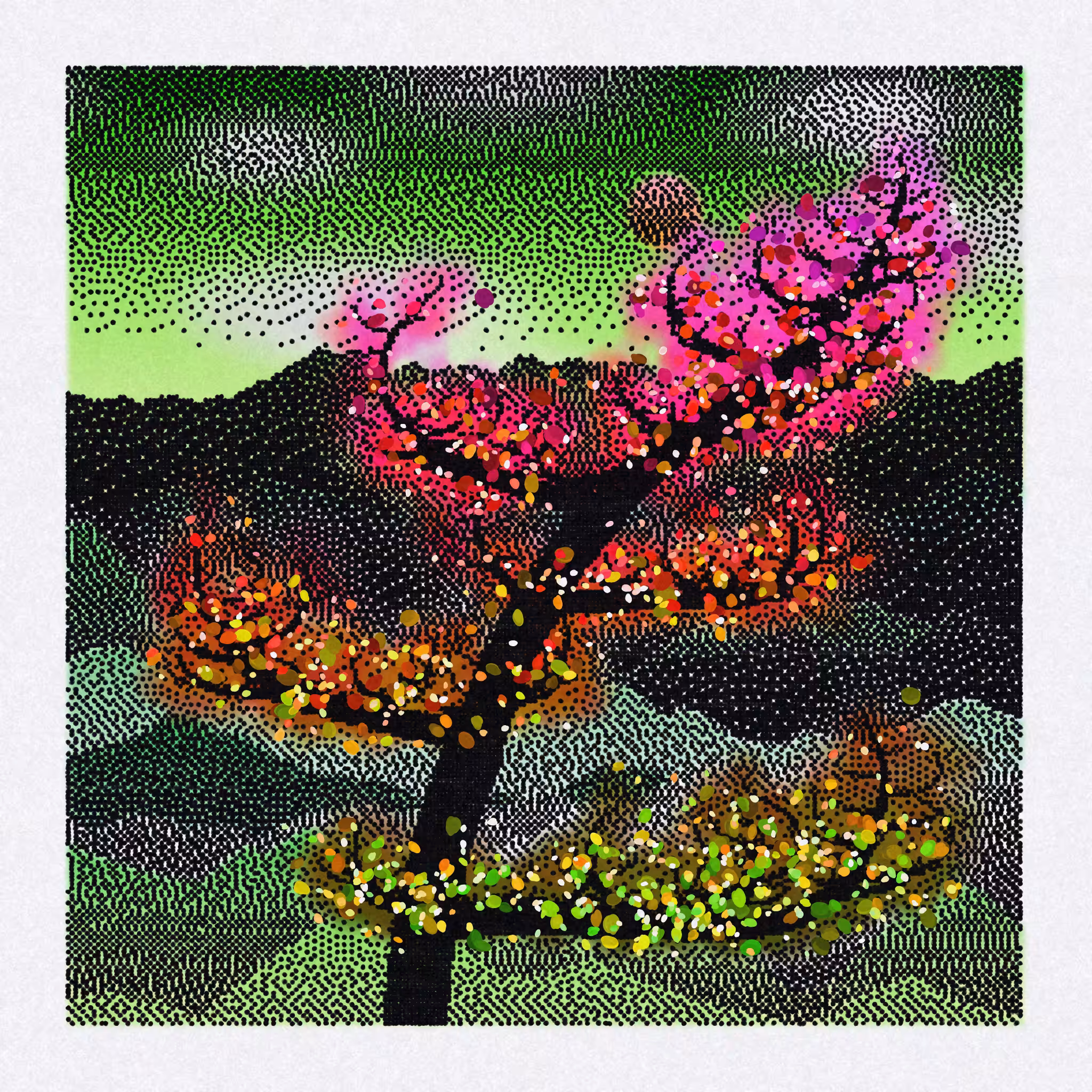 Dithered Branches #96