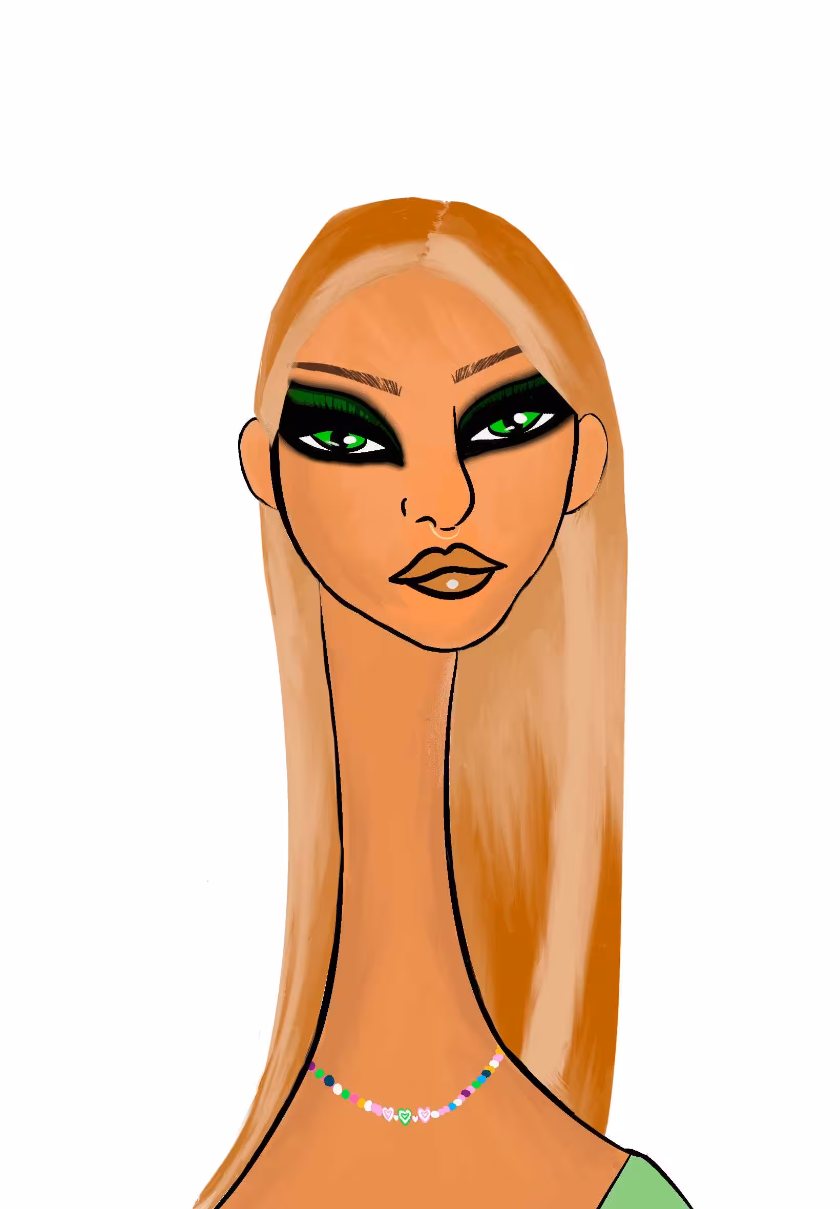 Long Neckie Ladies: Long Neckie Lady #257