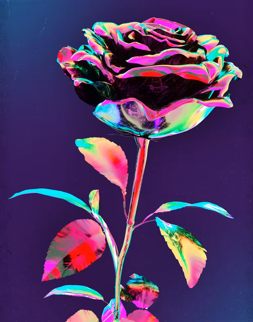 The Vibrant Rose