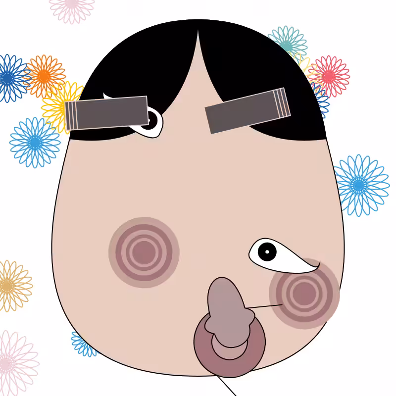Fukuwarai (福笑い) #22