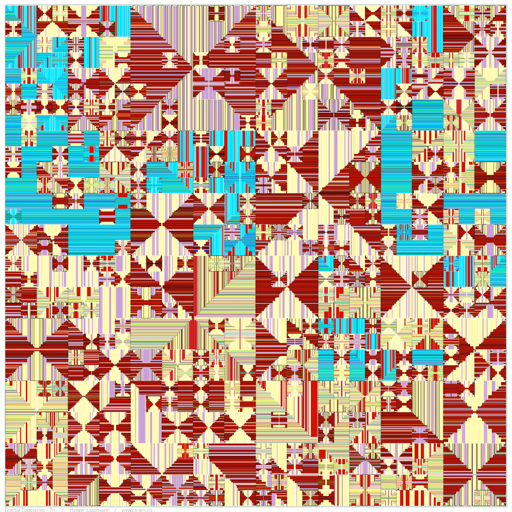 Fractal Tapestries: #3195