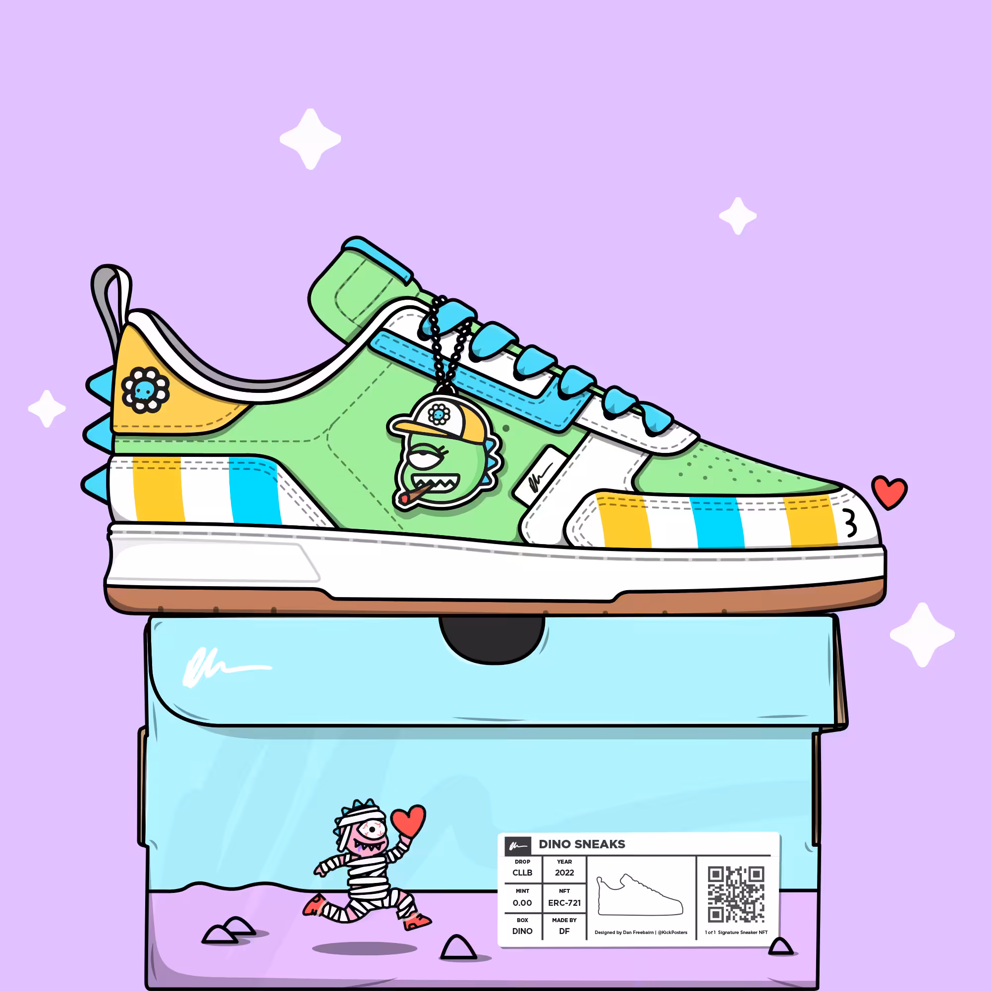 Signature Sneakers x Cosmodinos 'Dino Sneaks'