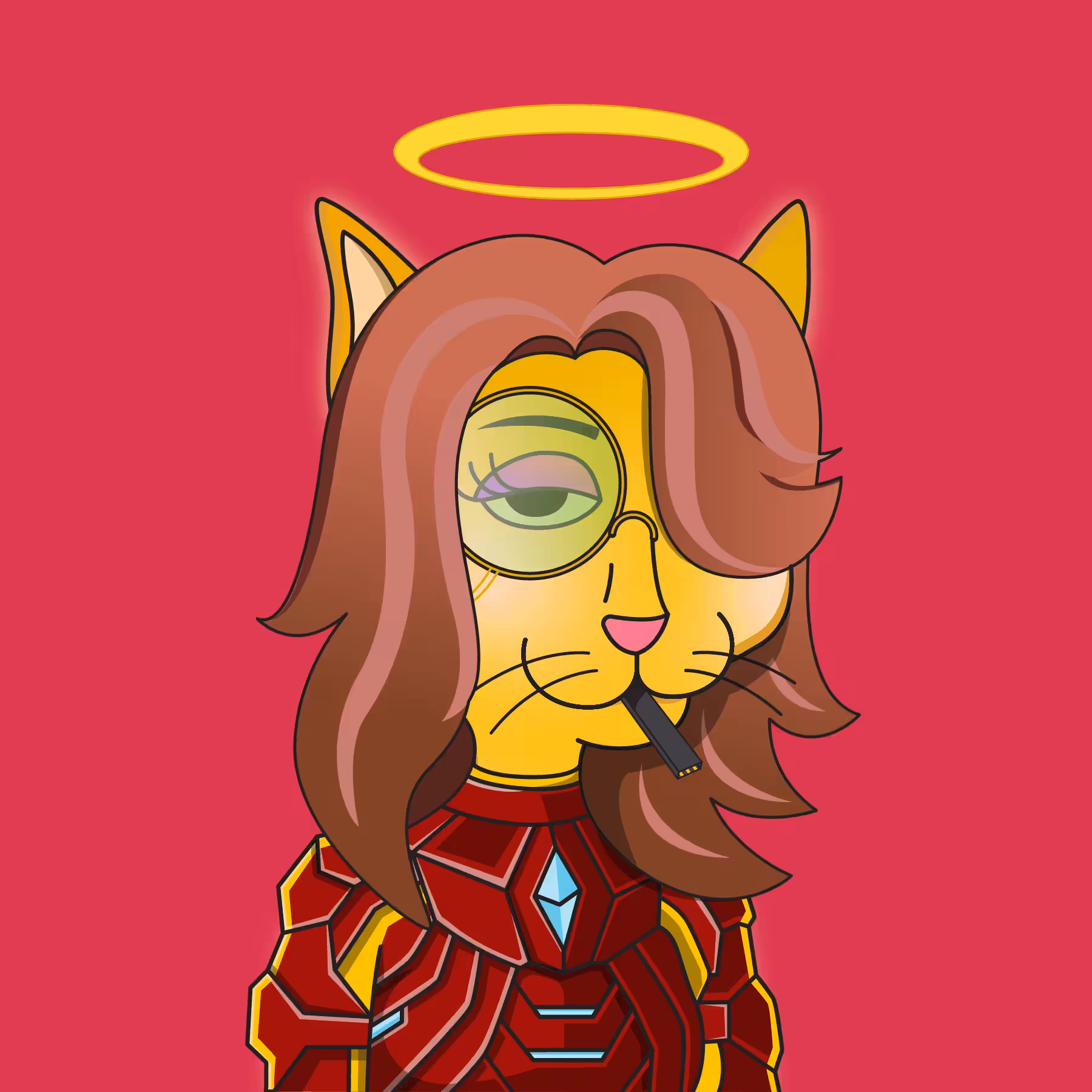 Girl Cat #666