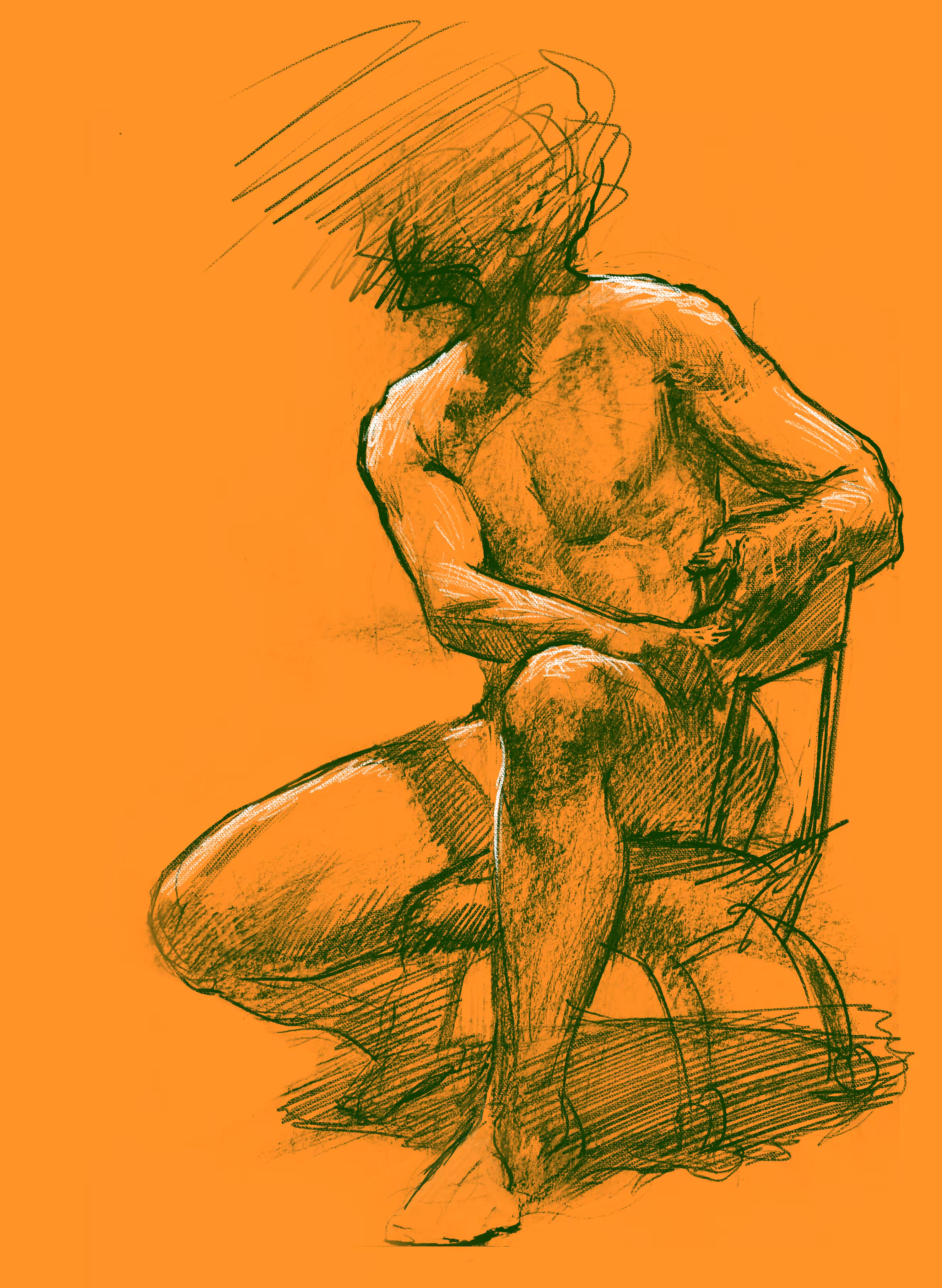 Male Nude study