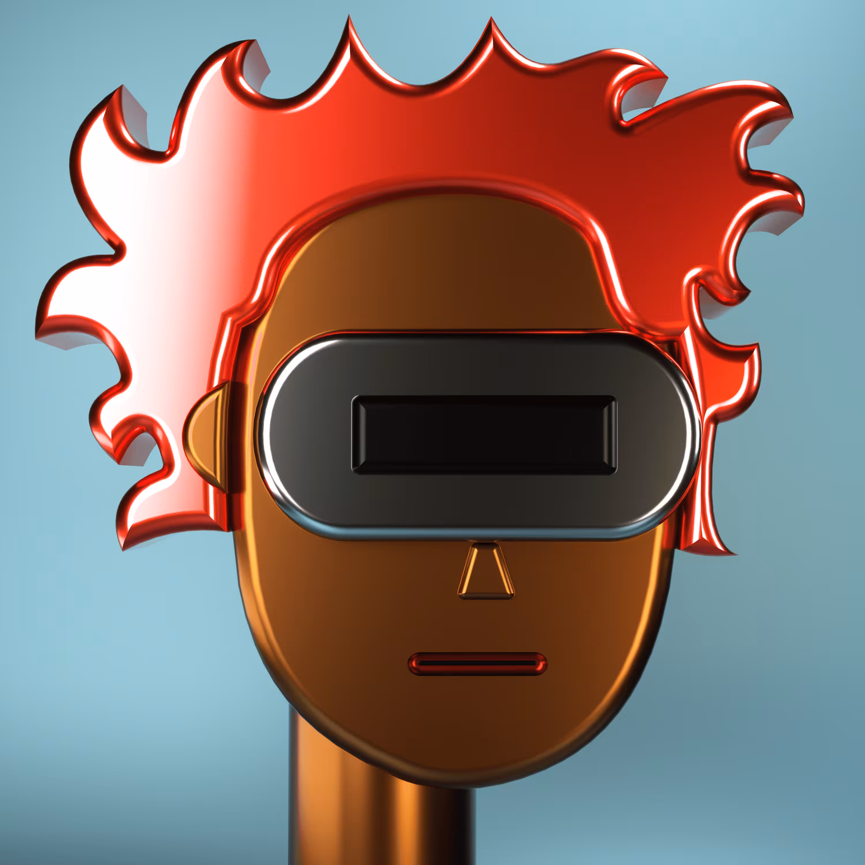 3D Chrome Punk #0859