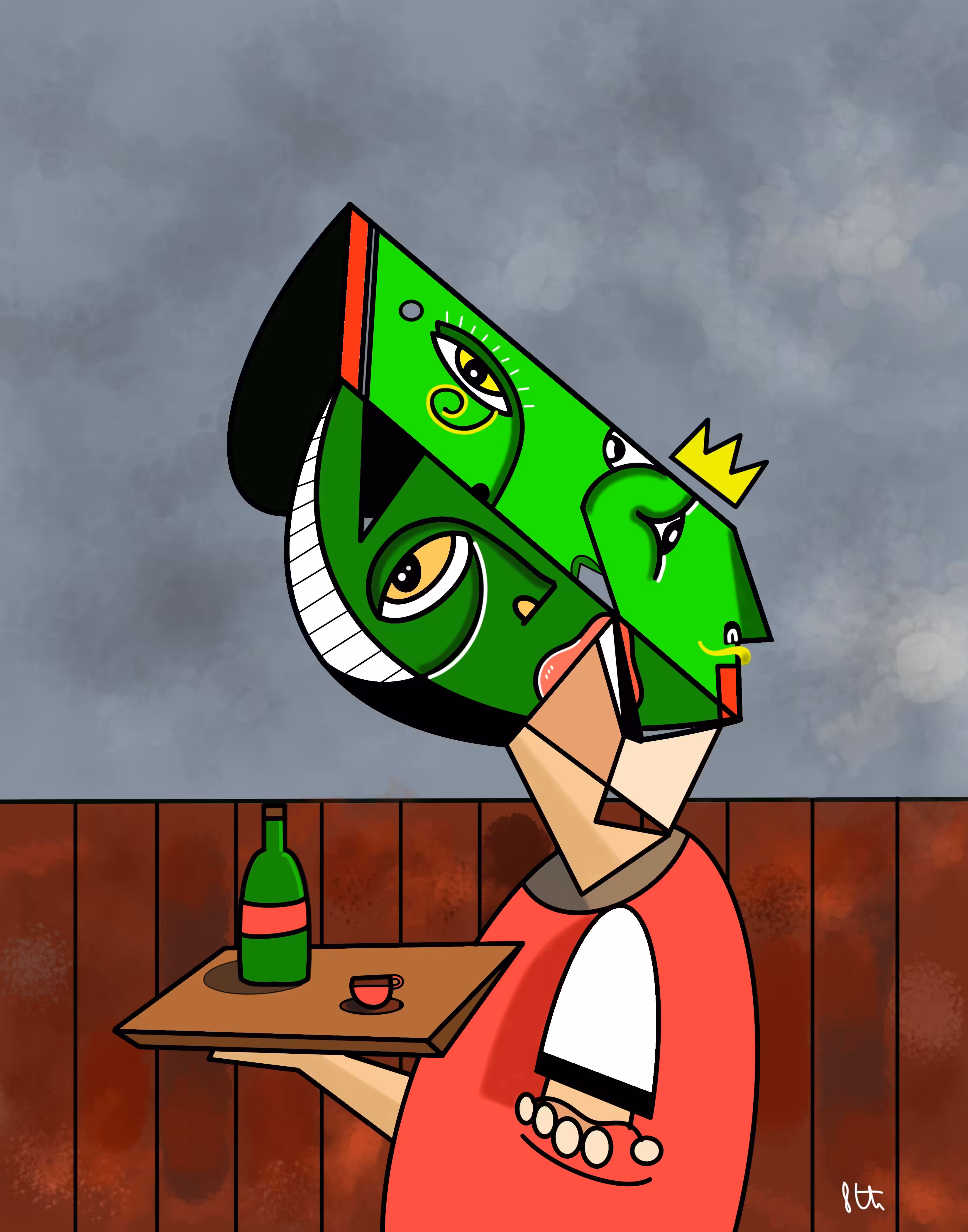 The waiter