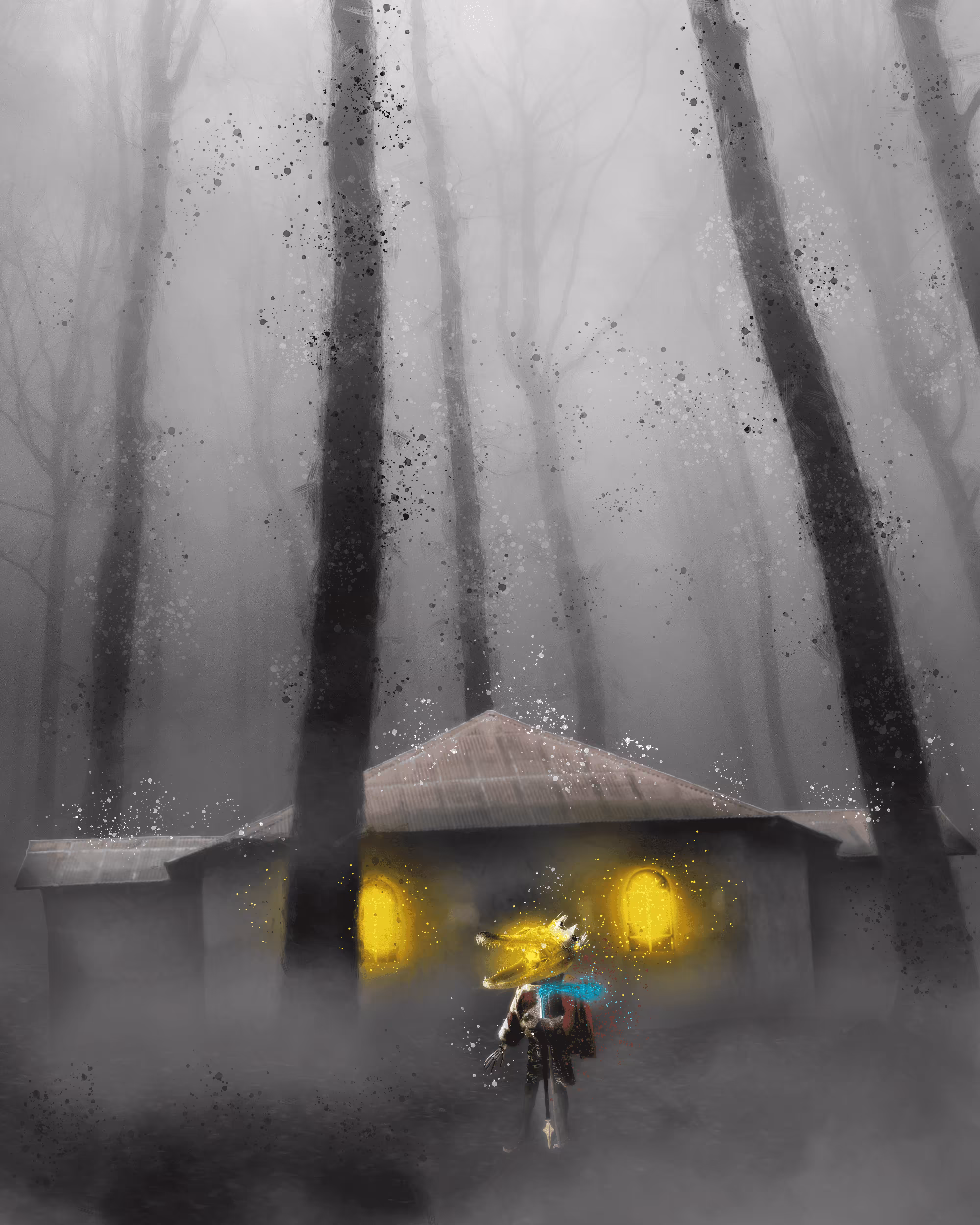 Boy in the forest