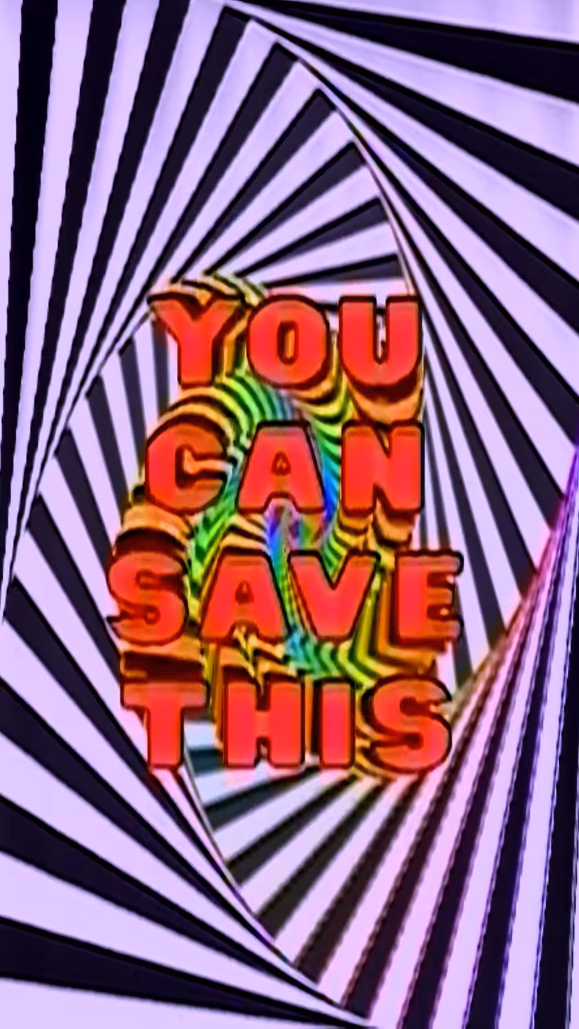 You Can Save This