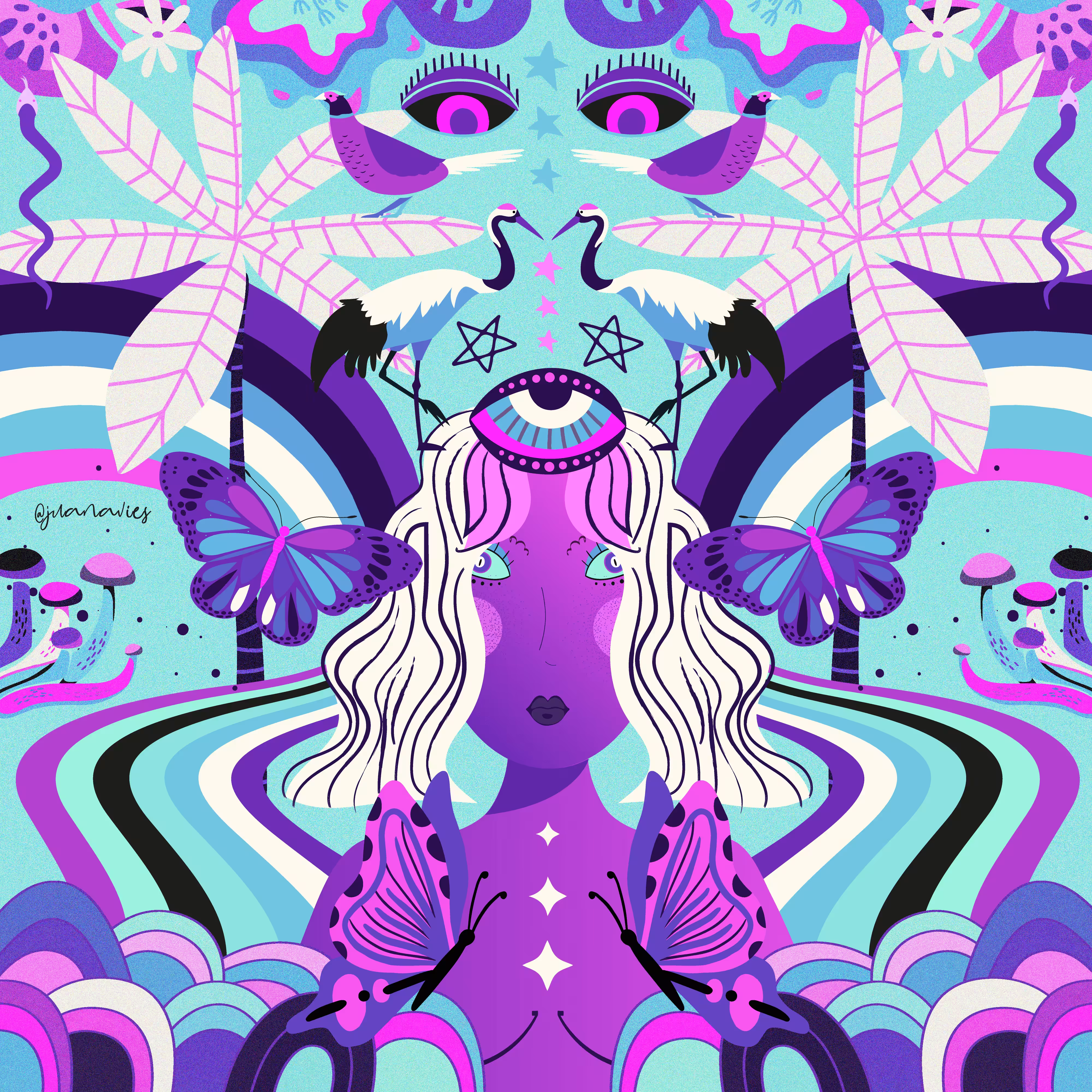 Violet Cosmic Queen