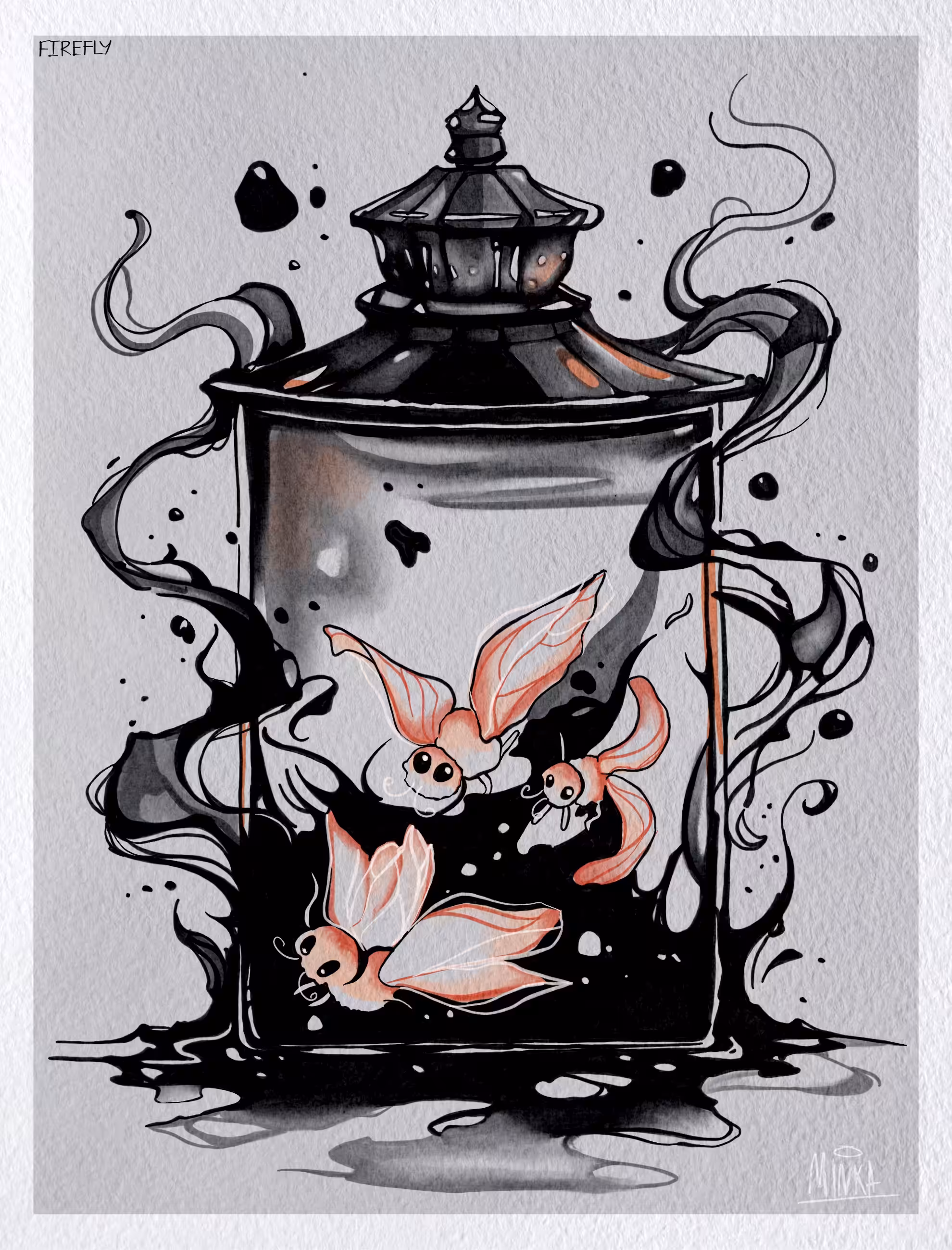 INKTOBER 25: FIREFLY