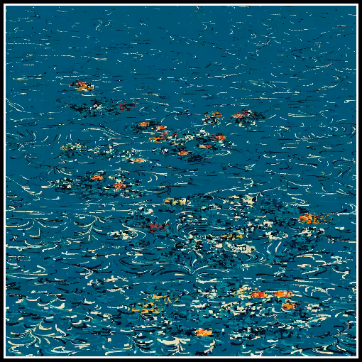 Polluted water lilies #81