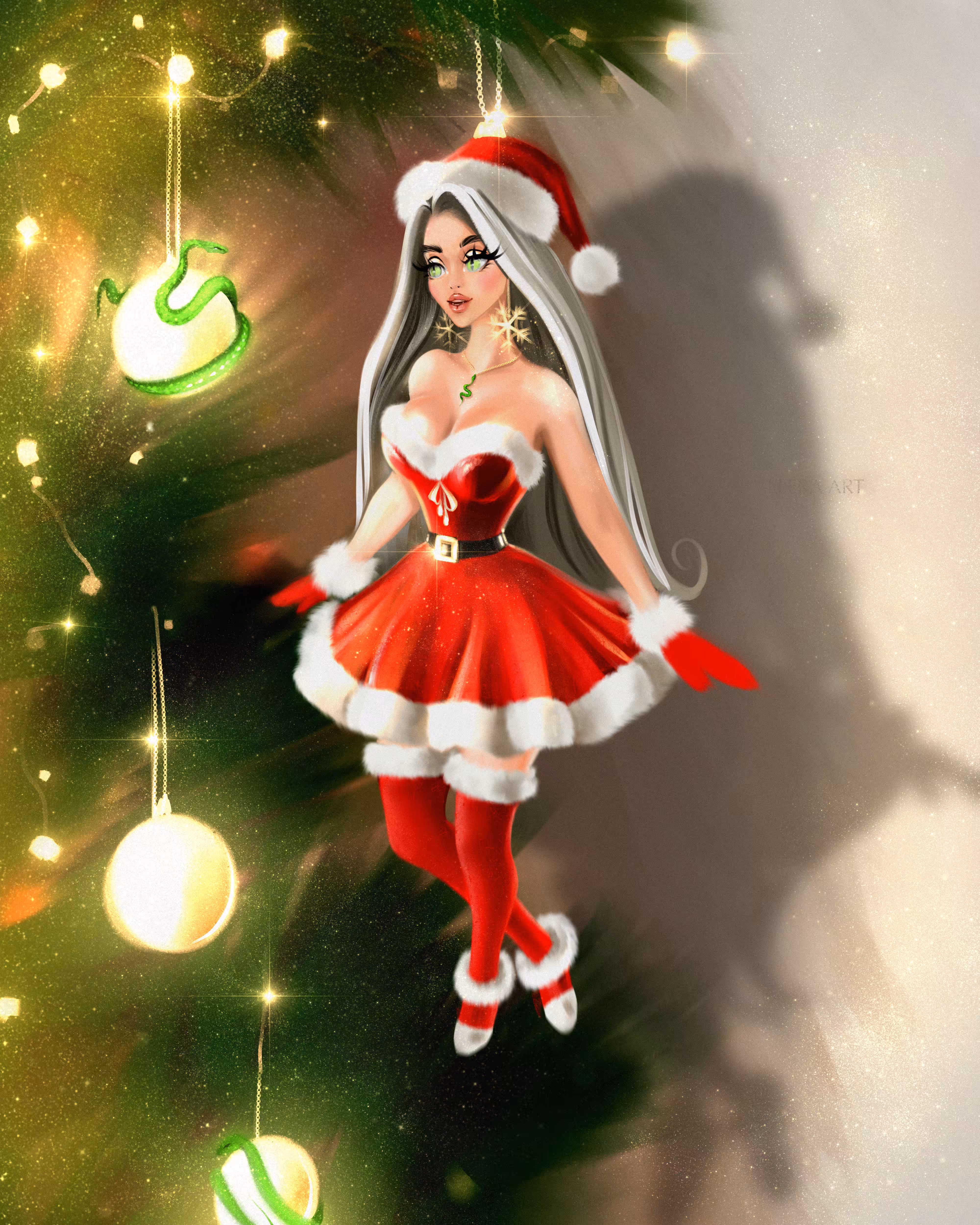 Christmas Lady