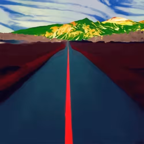 Generated Glitch Landscape #229