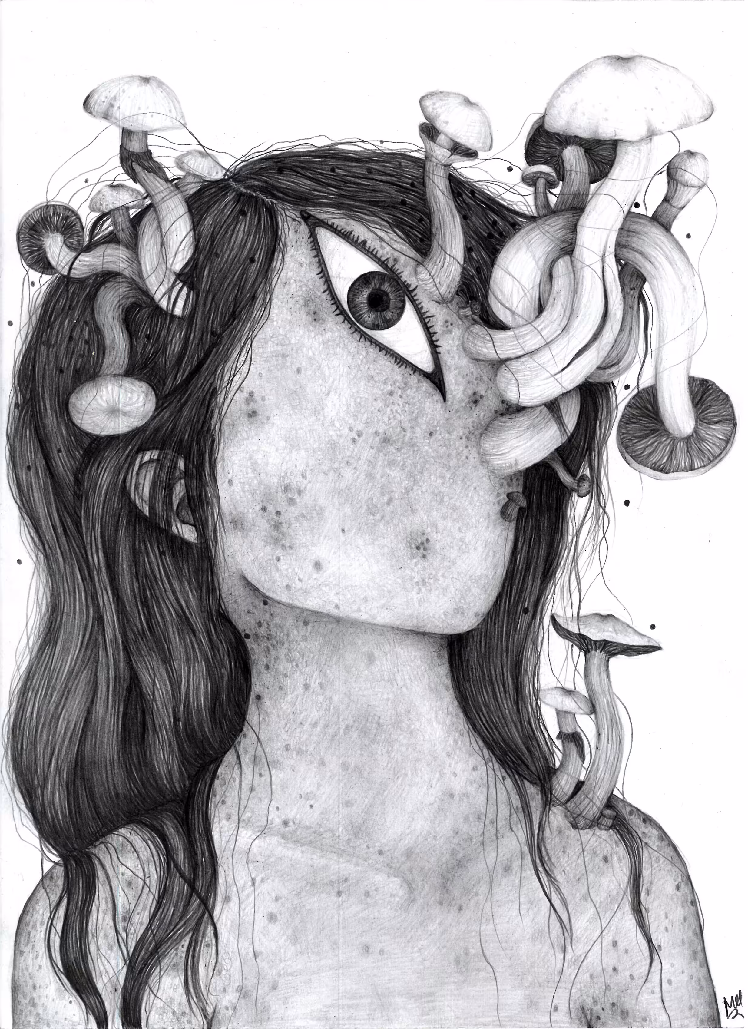 The mushroom girl