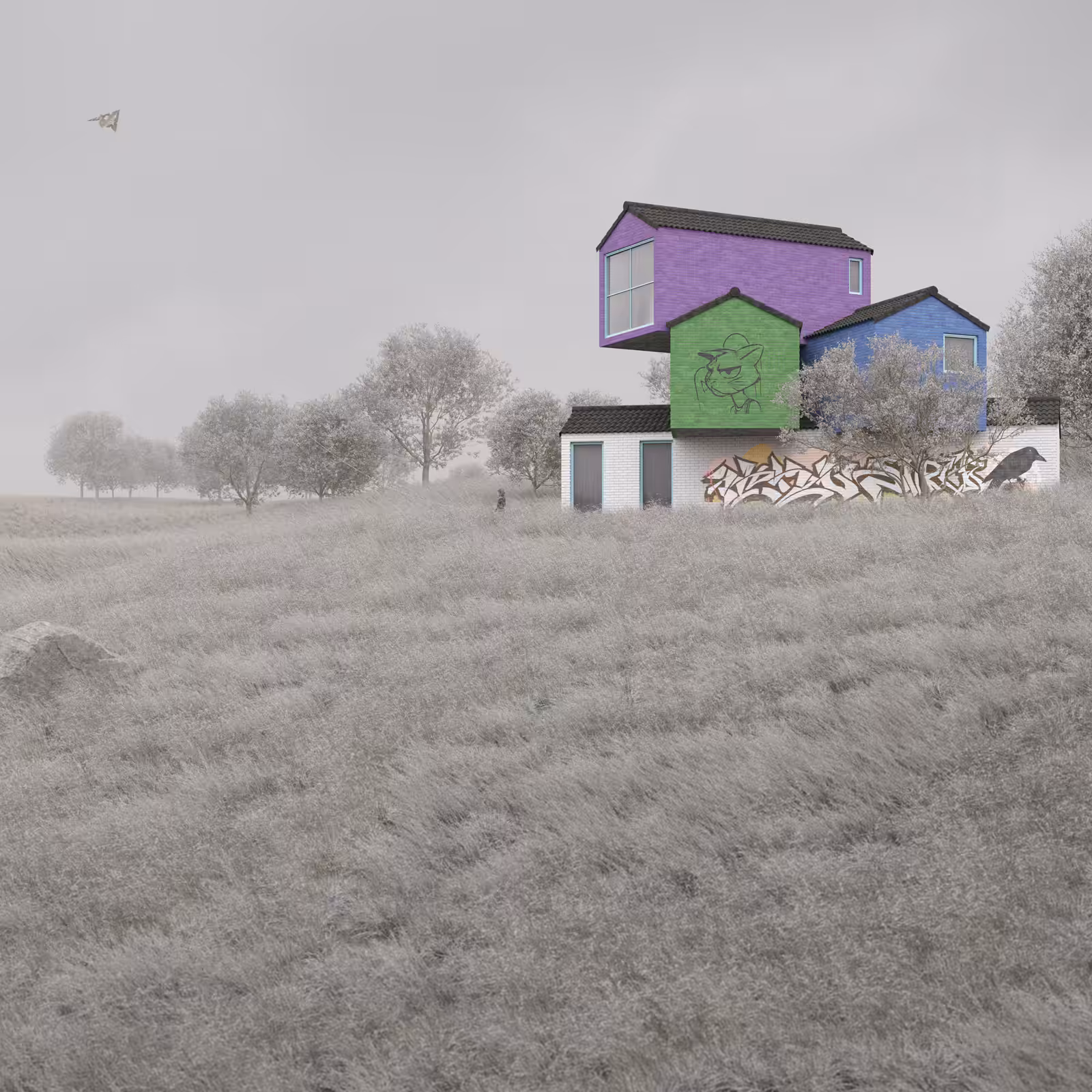 The playhouse.