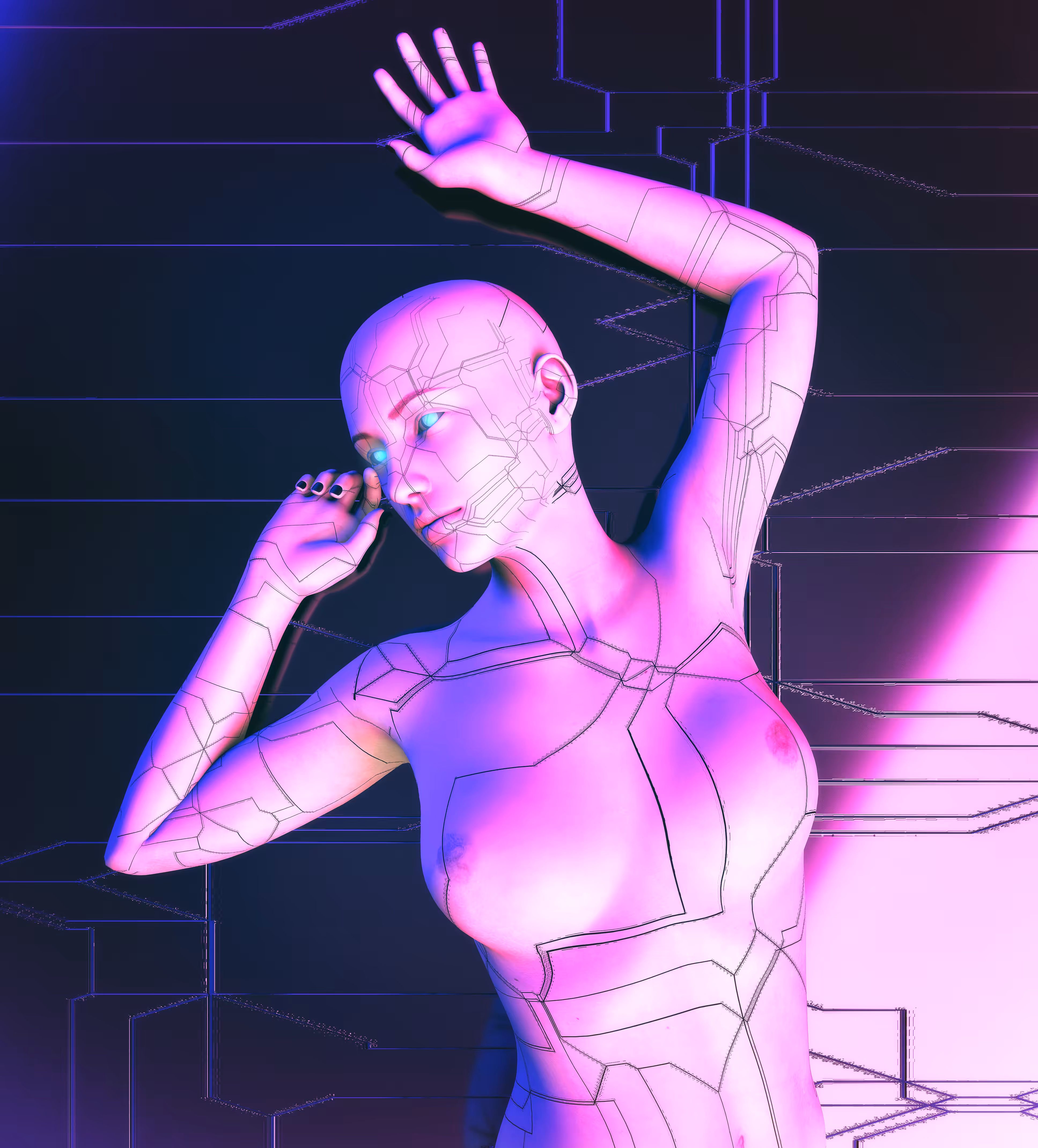 Girl and the Neon Sun