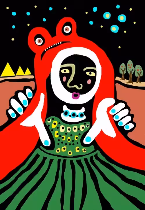 The girl and the frog