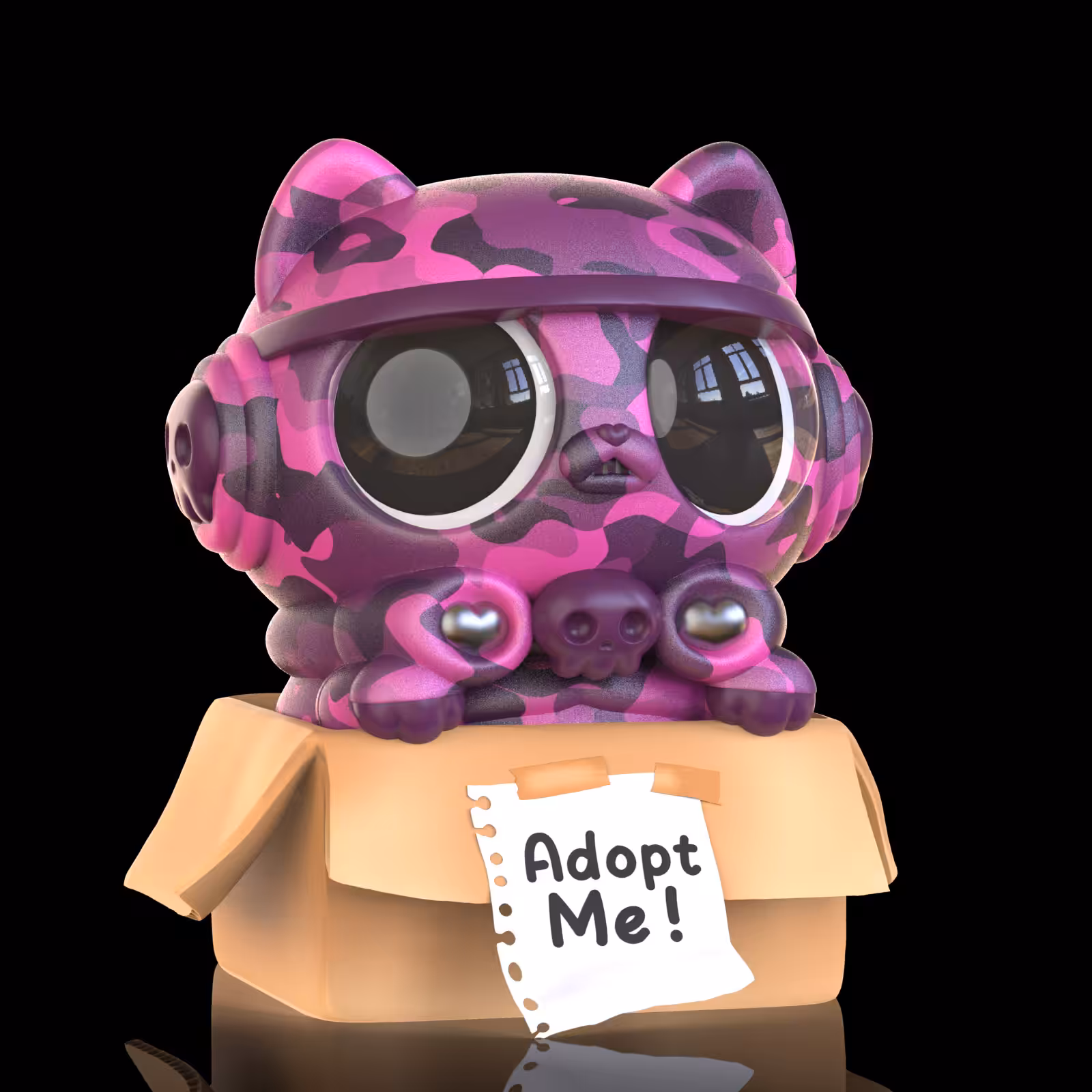 241 Orathai : camouflage  pink