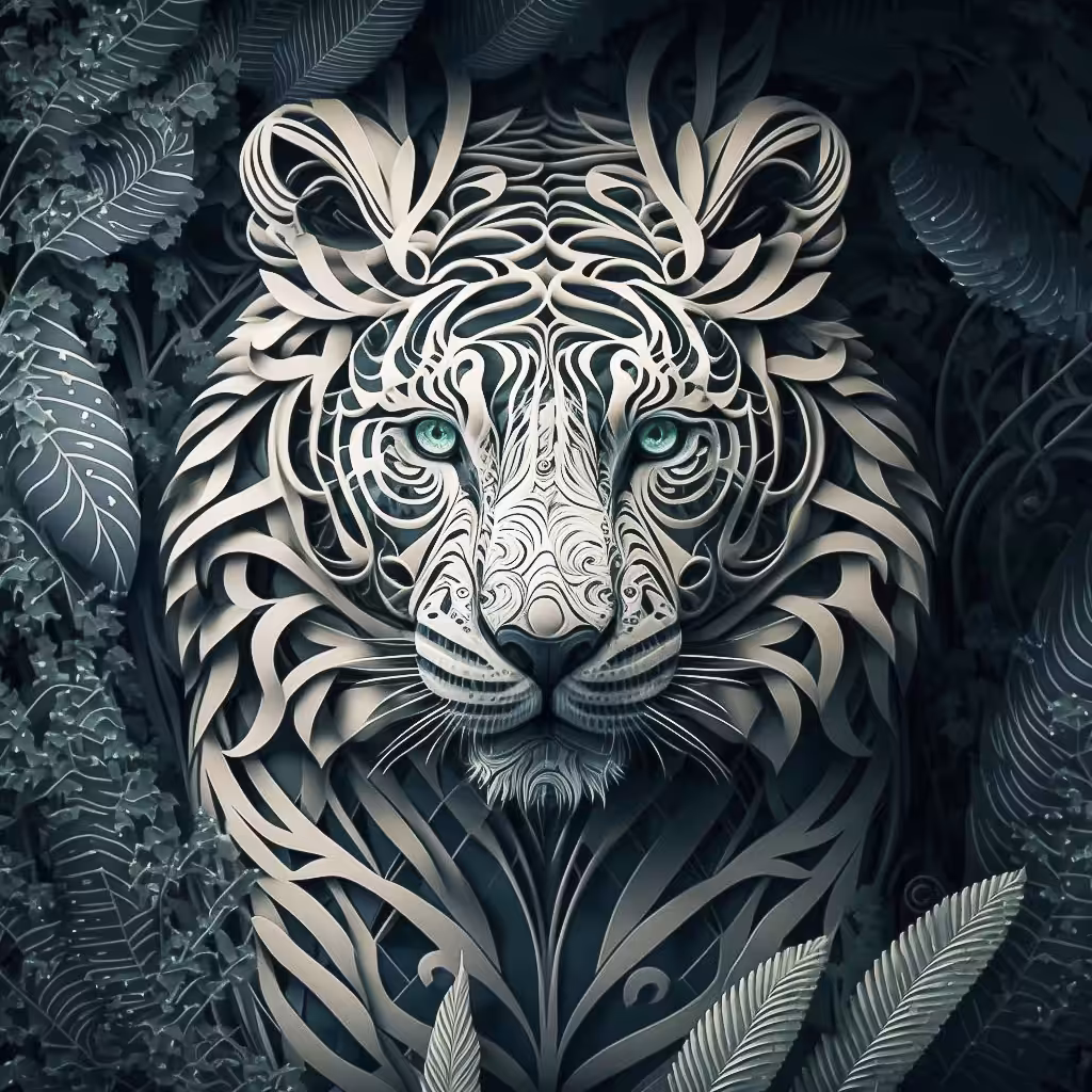 Animal Kingdom: Tribal White Tiger