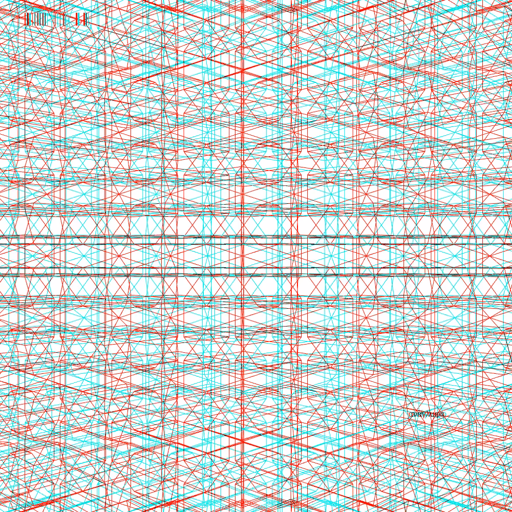 anaglyphic - delta pattern #11
