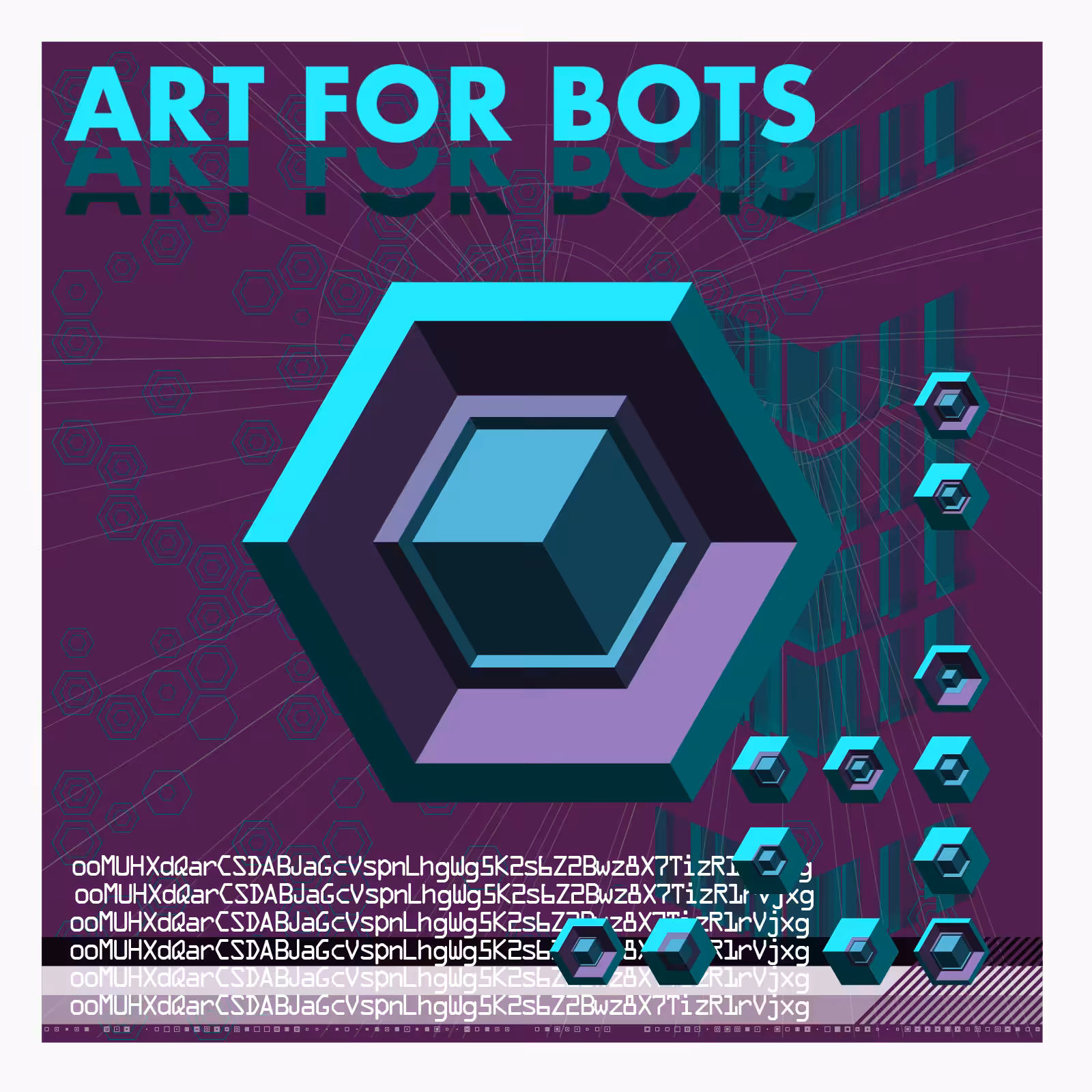 Hexagones - Art forBots forHumans forPrint #16