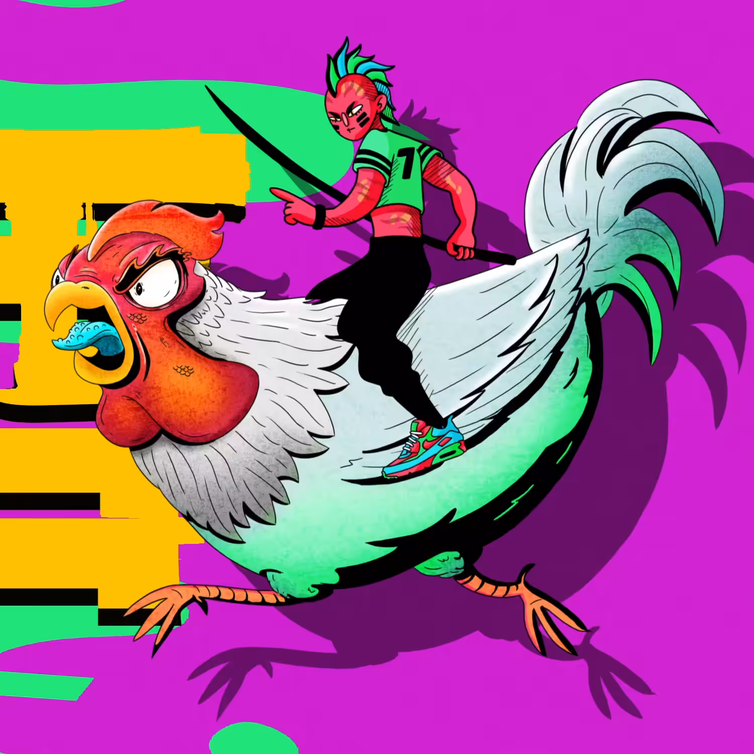 Kanari Cock Rider