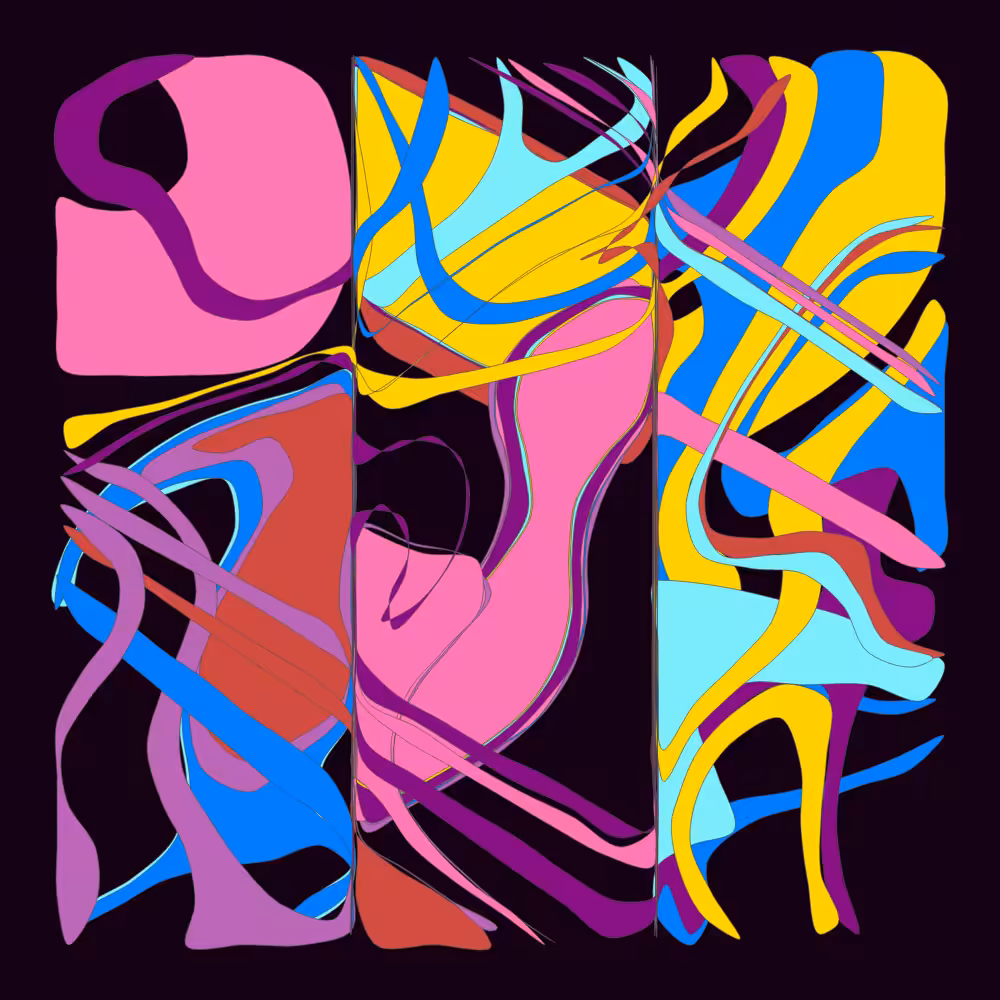 Geometric colorful shapes 3 #107